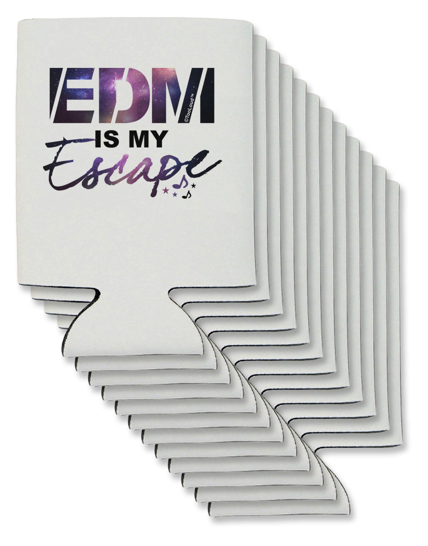 EDM Is My Escape Can / Bottle Insulator Coolers-Can Coolie-TooLoud-12-Davson Sales