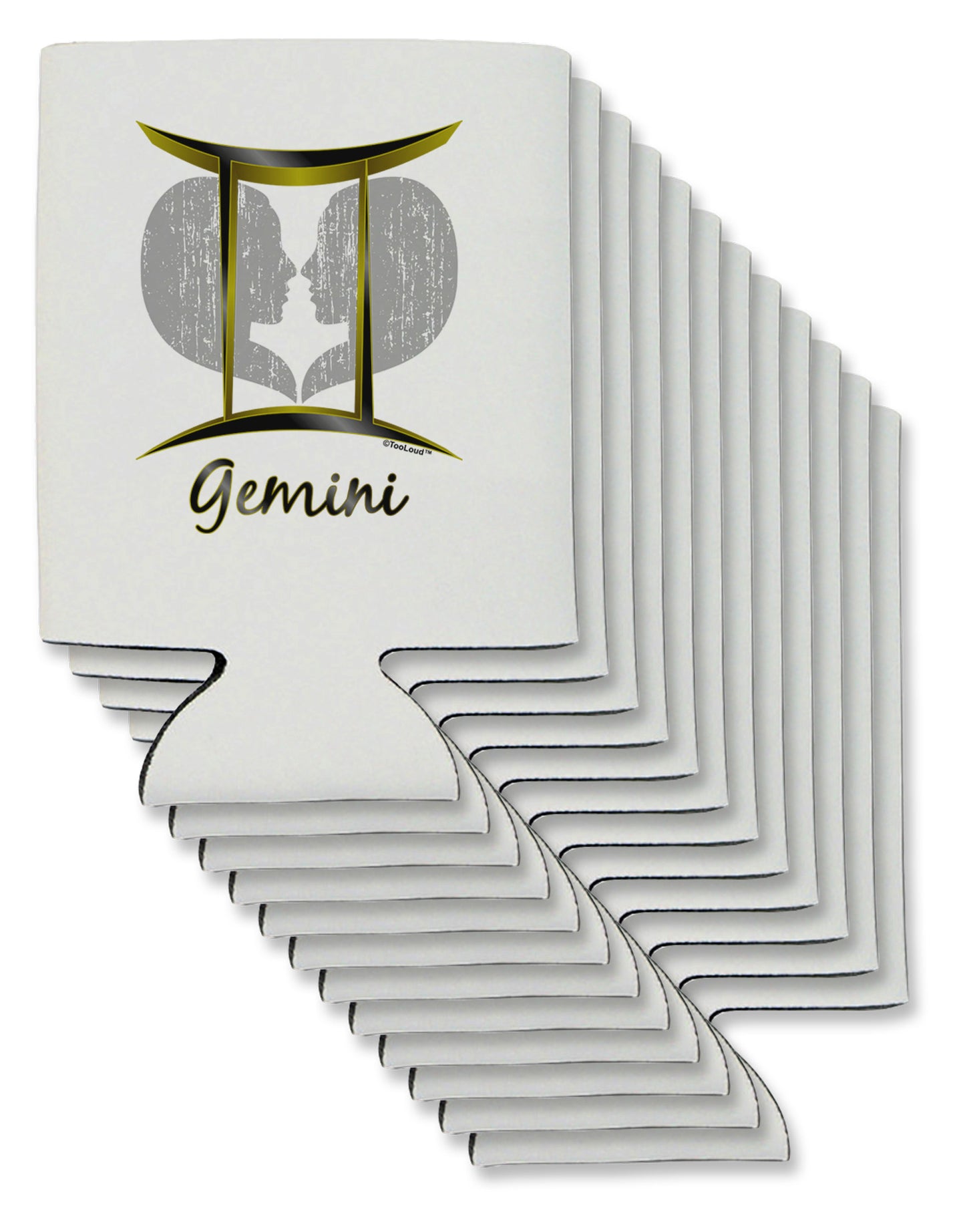 Gemini Symbol Can / Bottle Insulator Coolers-Can Coolie-TooLoud-12-Davson Sales