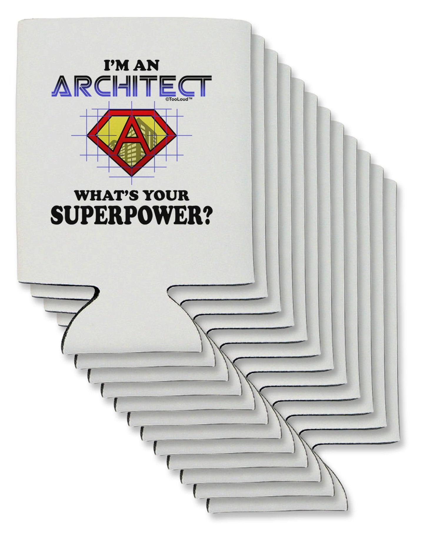 Architect - Superpower Can / Bottle Insulator Coolers-Can Coolie-TooLoud-12-Davson Sales