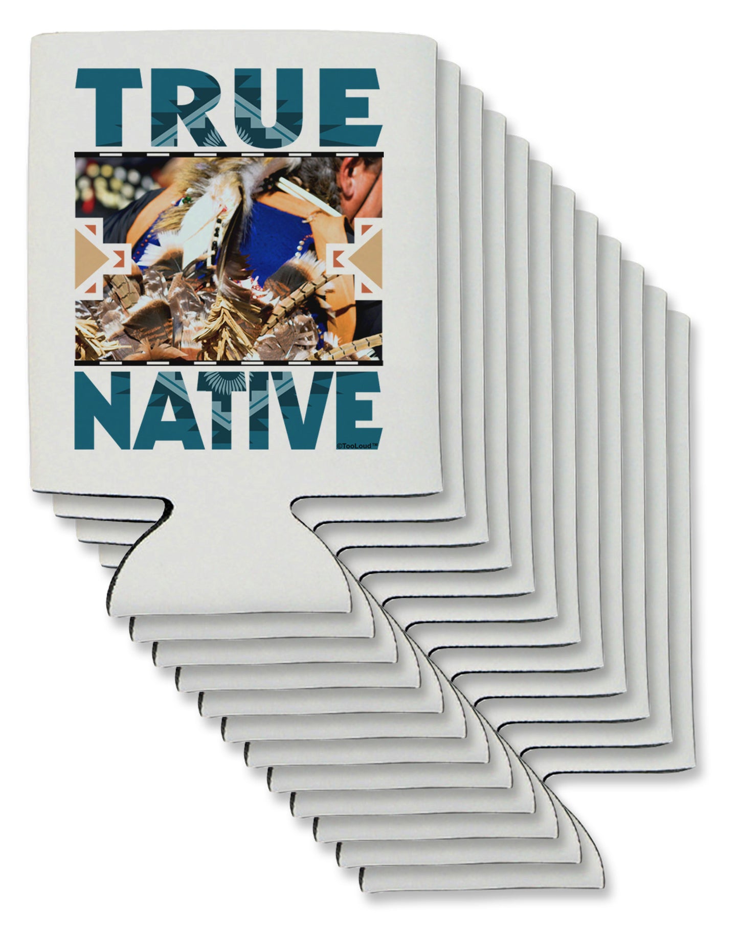 True Native American Can / Bottle Insulator Coolers-Can Coolie-TooLoud-12-Davson Sales