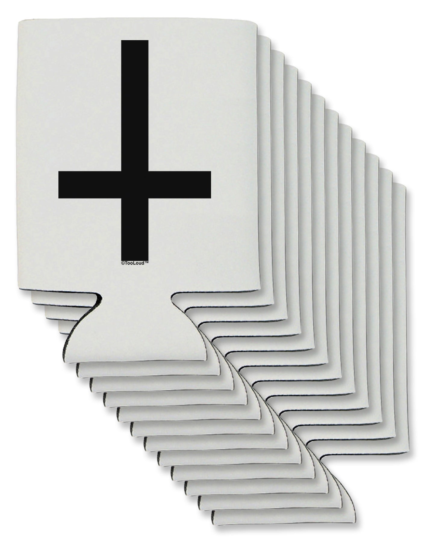 Inverted Cross Can / Bottle Insulator Coolers-Can Coolie-TooLoud-12-Davson Sales