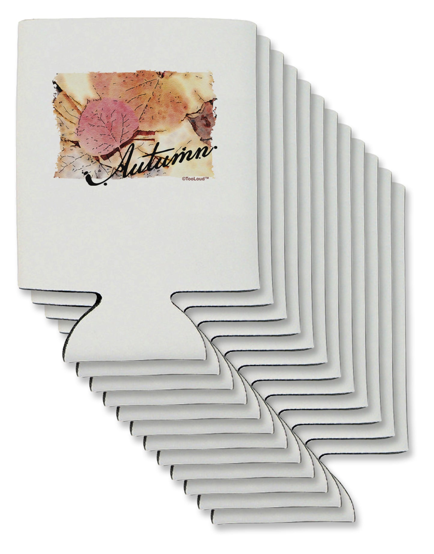 Colorado - Autumn WaterColor Text Can / Bottle Insulator Coolers-Can Coolie-TooLoud-12-Davson Sales