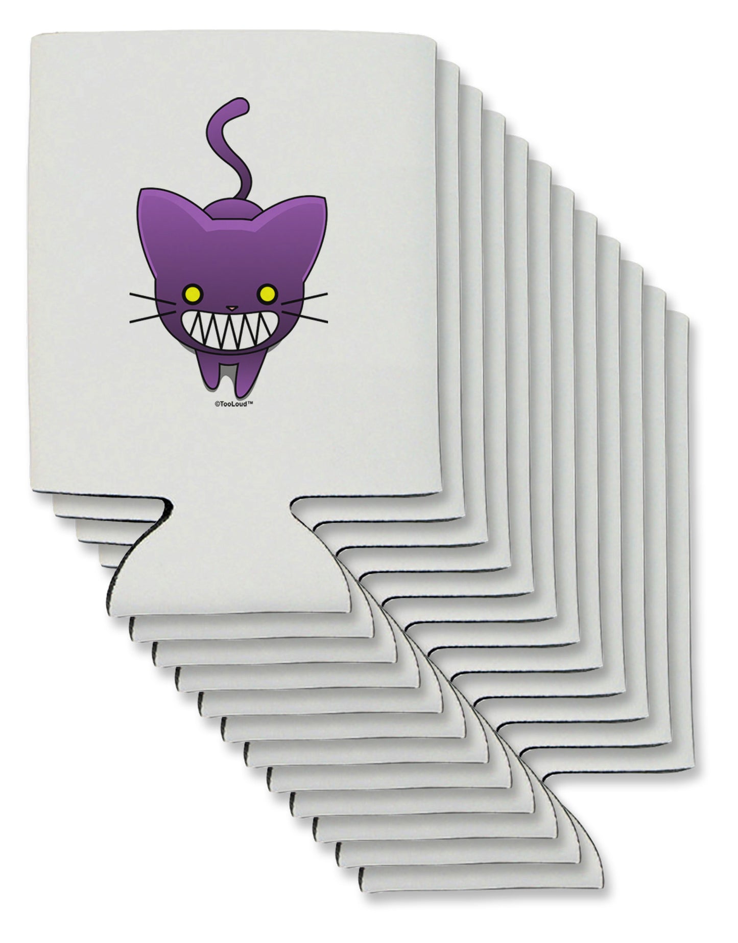 Evil Kitty Can / Bottle Insulator Coolers-Can Coolie-TooLoud-12-Davson Sales