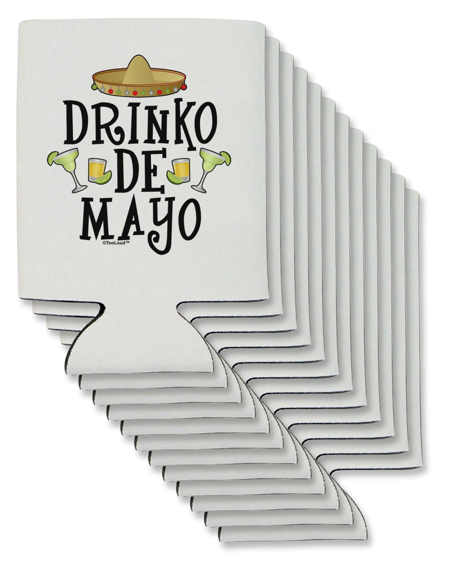 Drinko De Mayo Can / Bottle Insulator Coolers-Can Coolie-TooLoud-12-Davson Sales