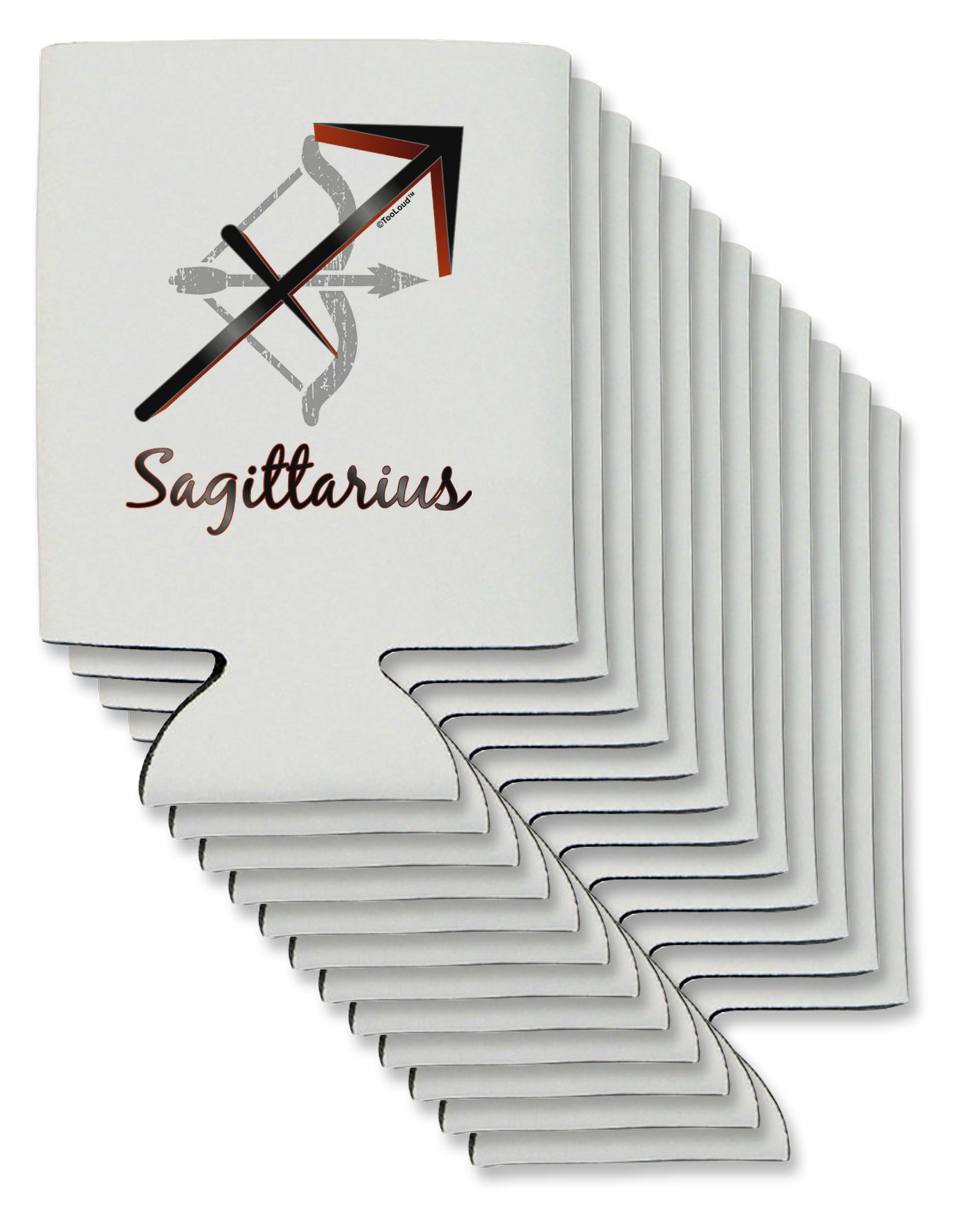Sagittarius Symbol Can / Bottle Insulator Coolers-Can Coolie-TooLoud-12-Davson Sales