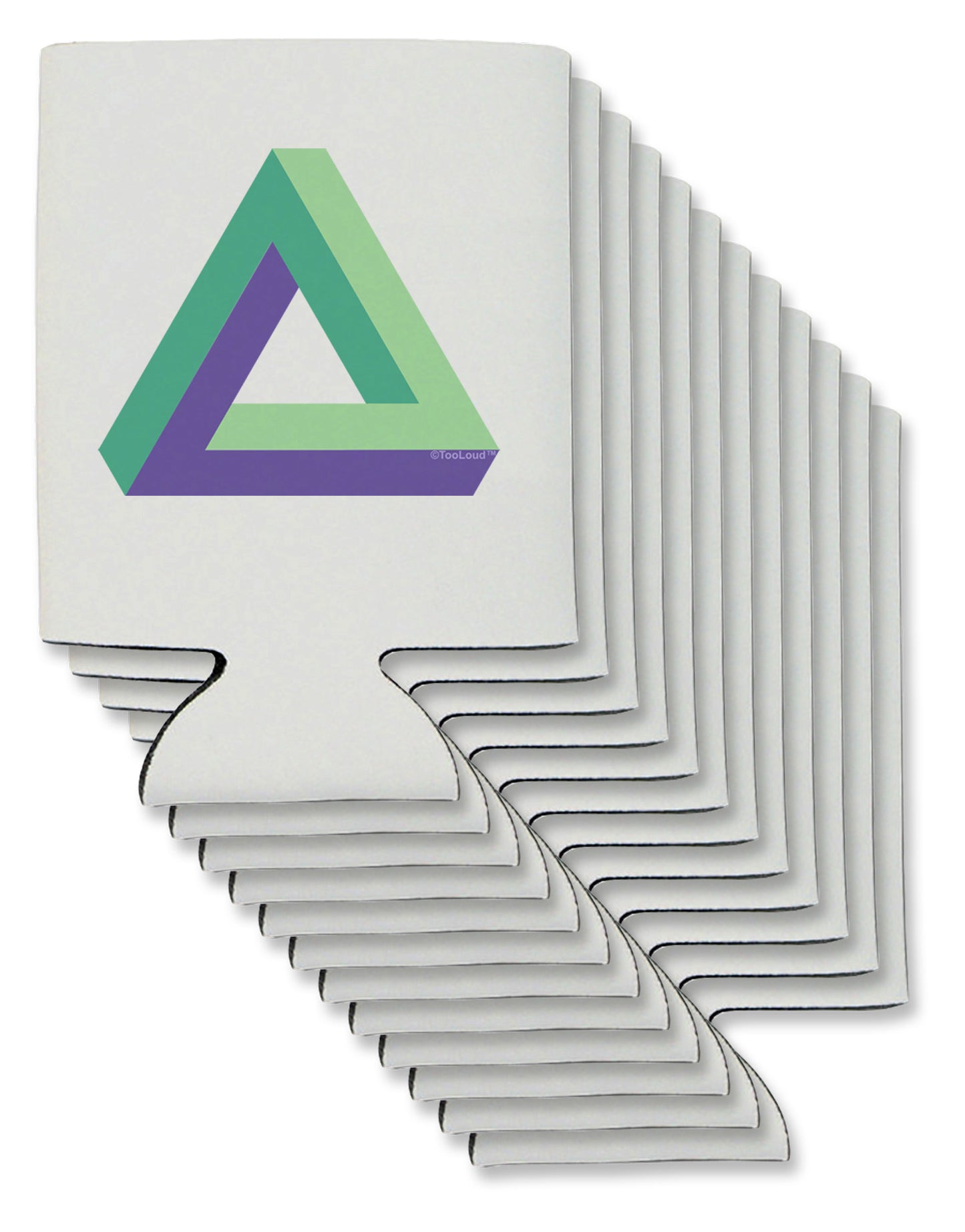 Impossible Triangle Loop Can / Bottle Insulator Coolers-Can Coolie-TooLoud-12-Davson Sales