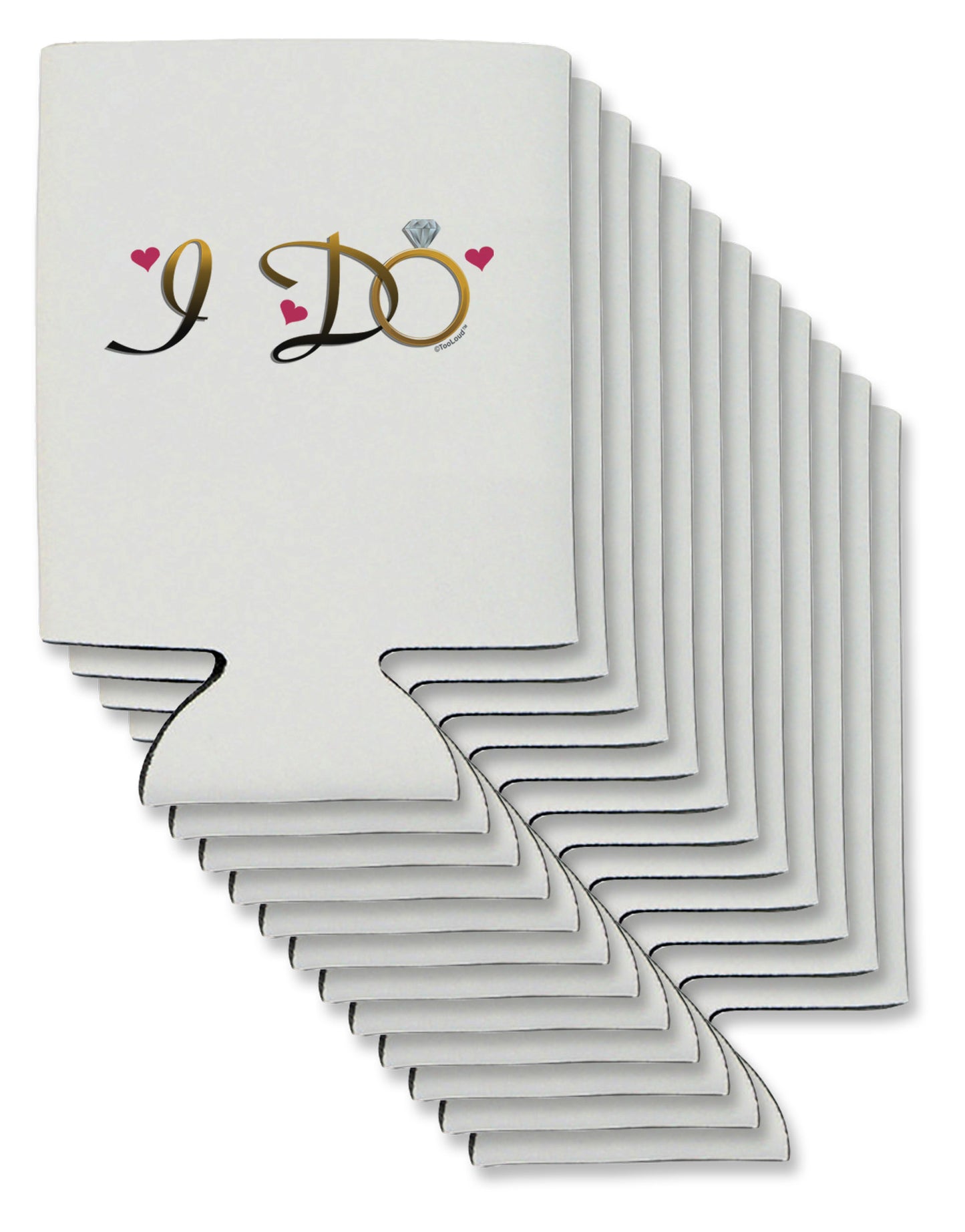 I Do - Bride Can / Bottle Insulator Coolers-Can Coolie-TooLoud-12-Davson Sales