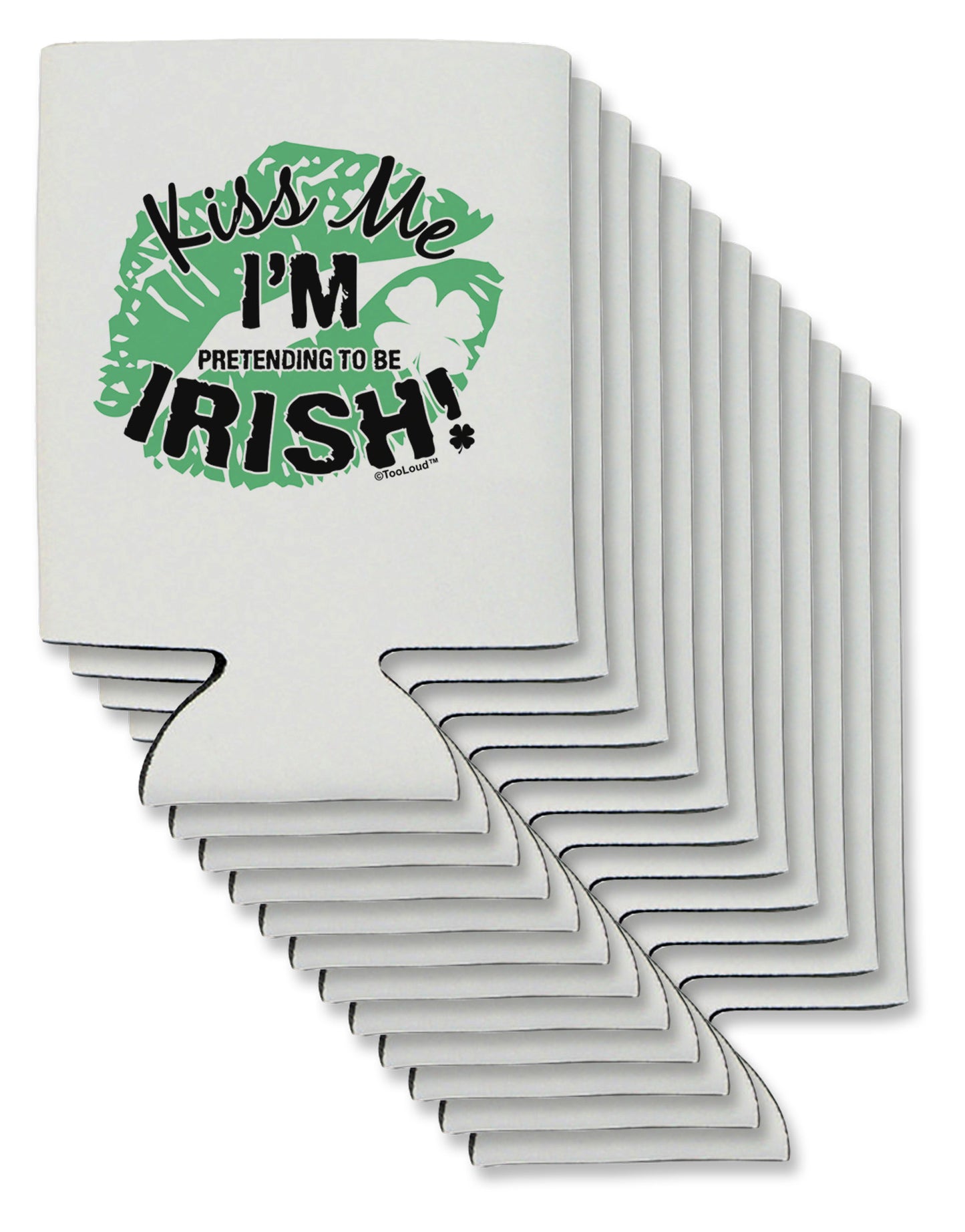 I'm Pretending To Be Irish Can / Bottle Insulator Coolers-Can Coolie-TooLoud-12-Davson Sales
