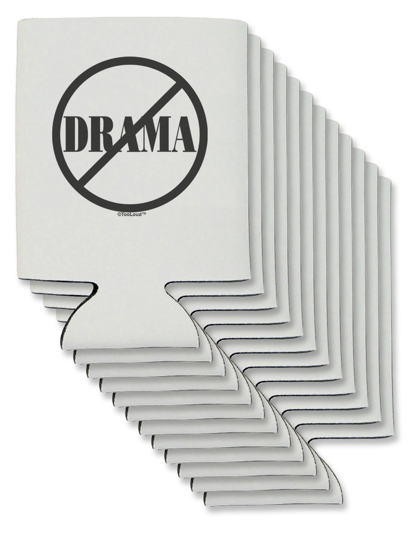 No Drama Allowed Can / Bottle Insulator Coolers-Can Coolie-TooLoud-12-Davson Sales