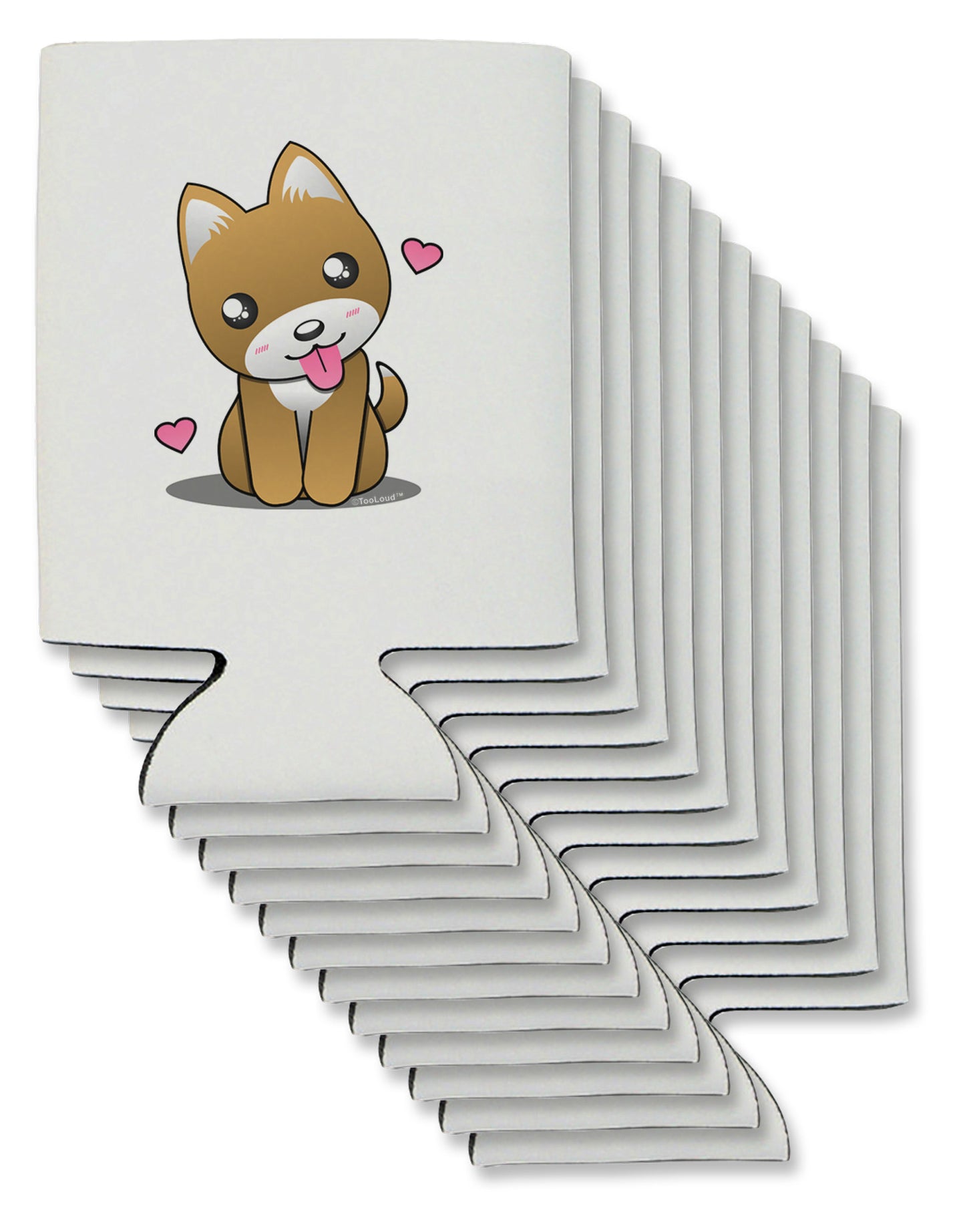 Kawaii Puppy Can / Bottle Insulator Coolers-Can Coolie-TooLoud-12-Davson Sales