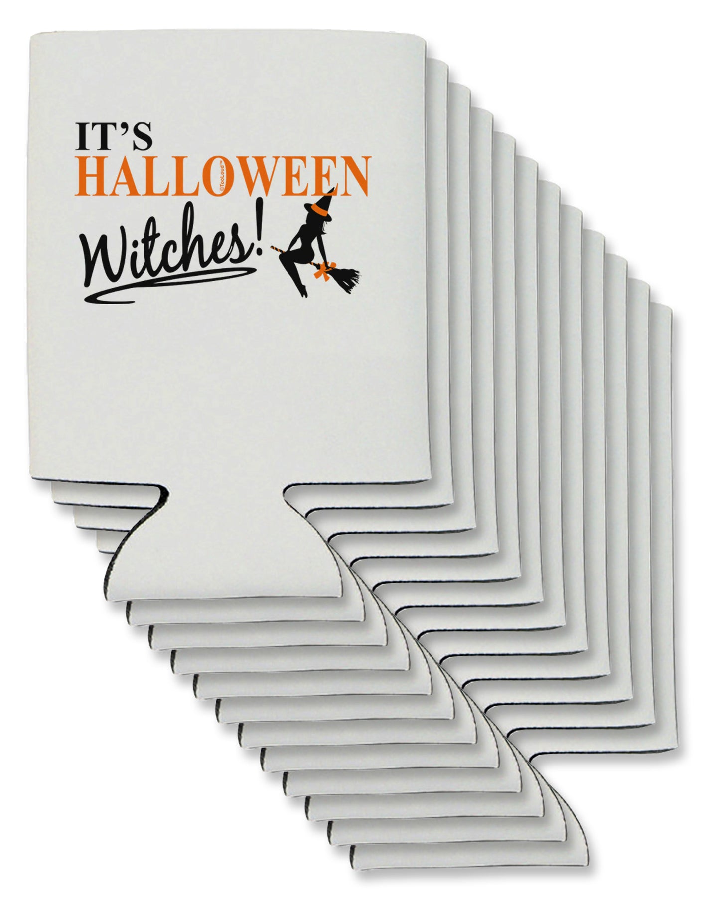 It's Halloween Witches Can / Bottle Insulator Coolers-Can Coolie-TooLoud-12-Davson Sales