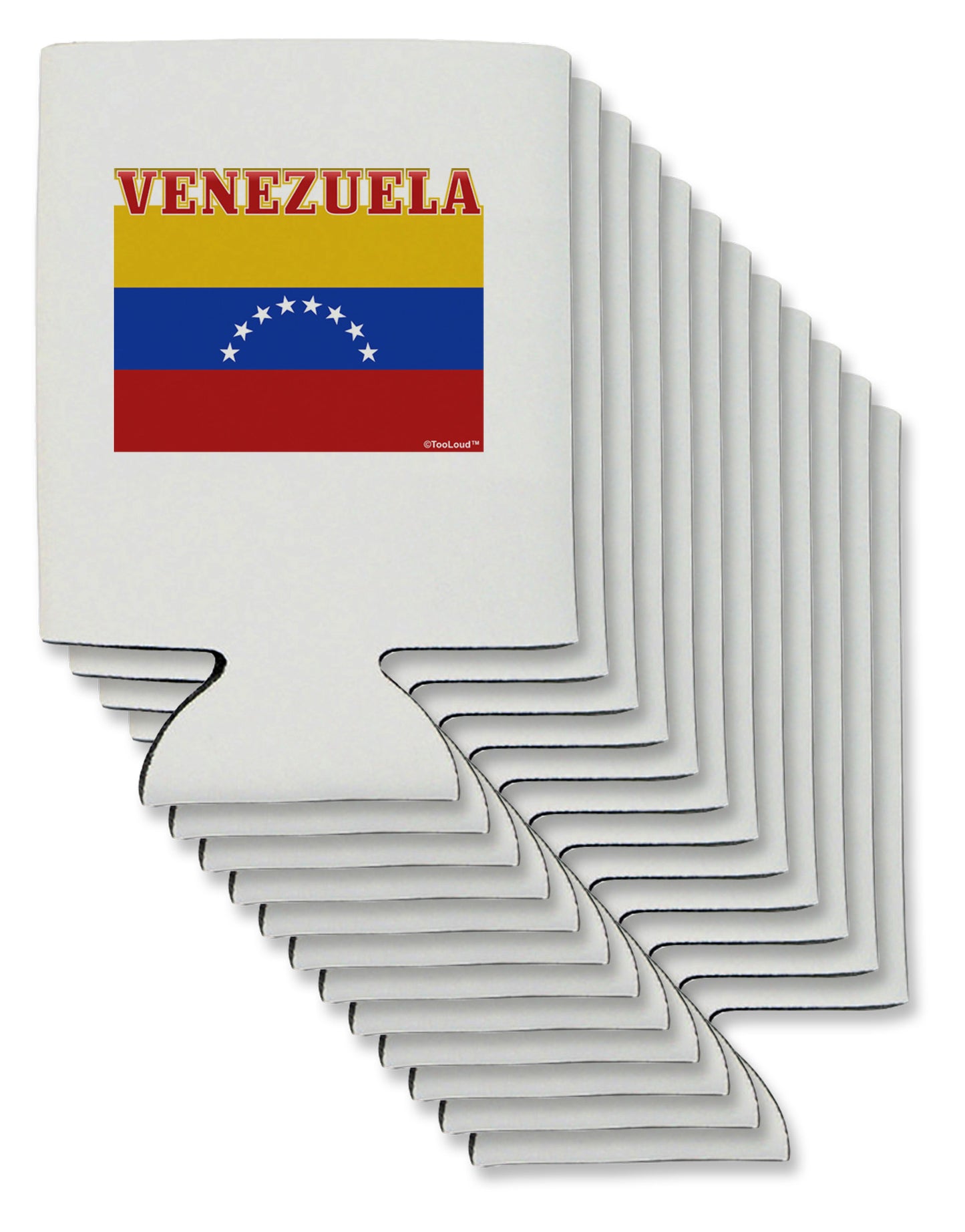 Venezuela Flag Can / Bottle Insulator Coolers-Can Coolie-TooLoud-12-Davson Sales