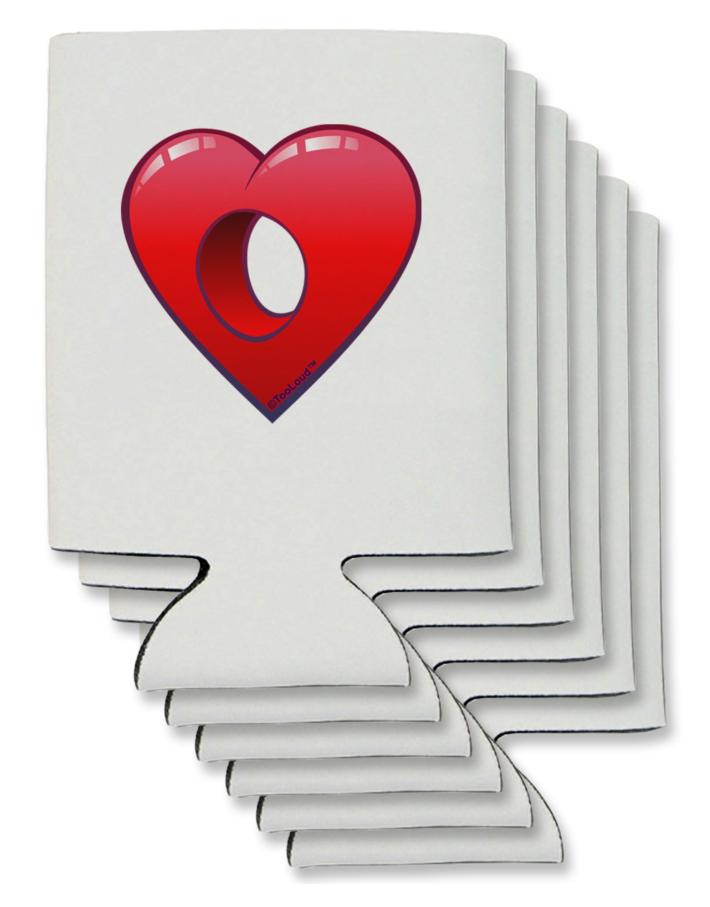 Hole Heartedly Broken Heart Can / Bottle Insulator Coolers by TooLoud-TooLoud-6-Davson Sales
