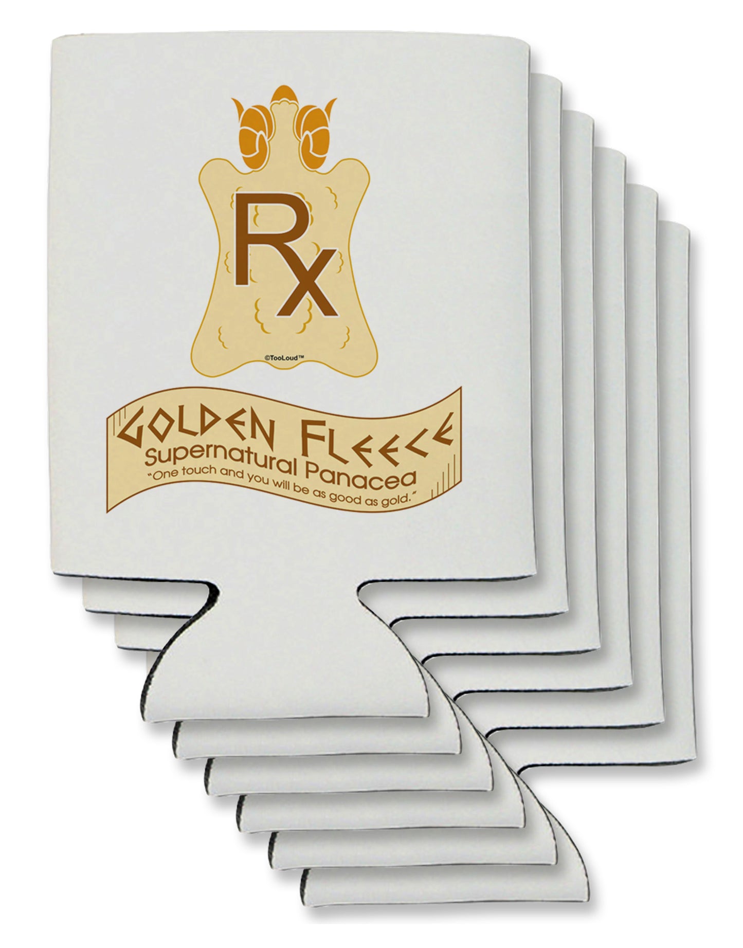 Golden Fleece - Supernatural Panacea Can / Bottle Insulator Coolers by TooLoud-Can Coolie-TooLoud-6-Davson Sales