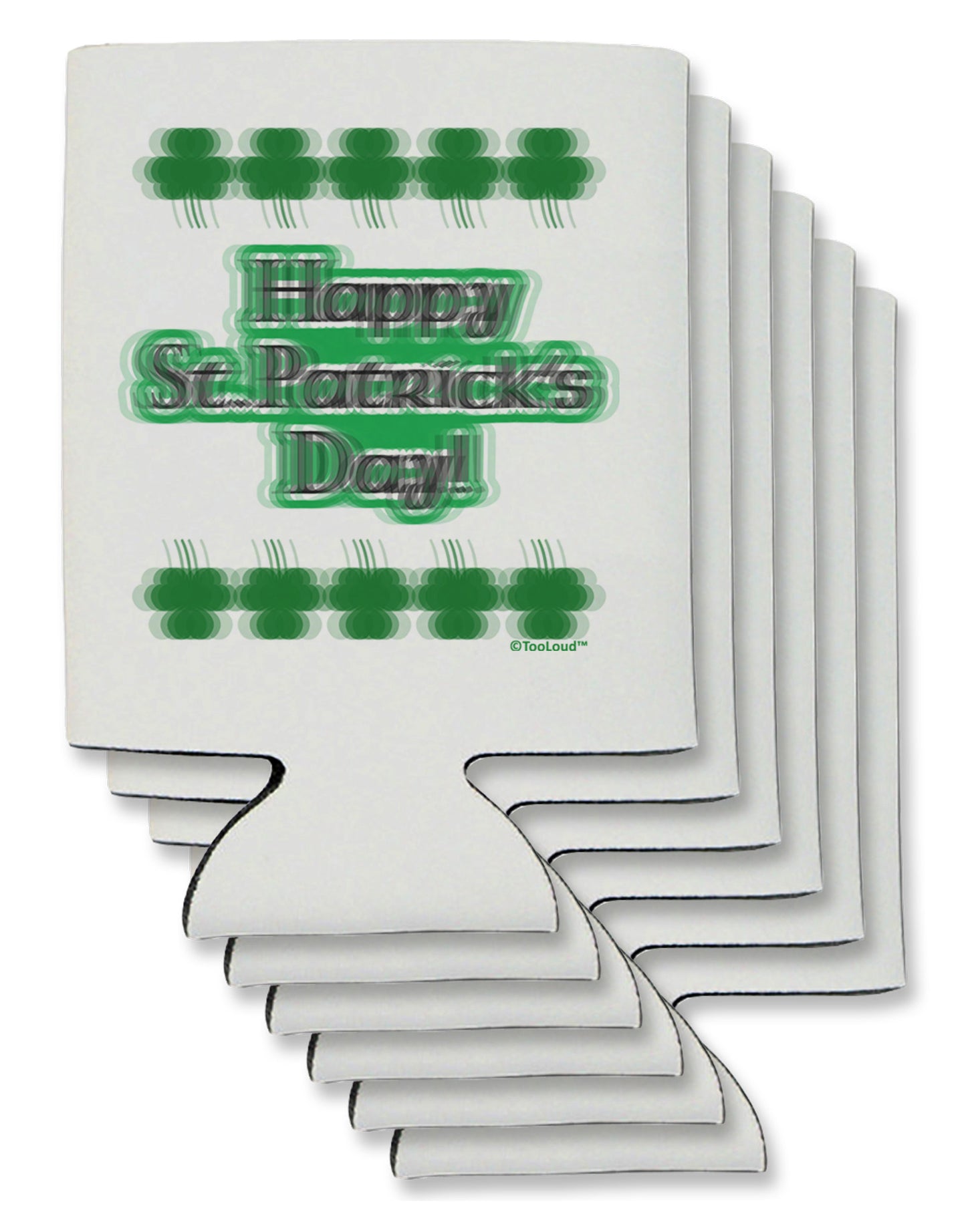 Seeing Double St. Patrick's Day Can / Bottle Insulator Coolers-Can Coolie-TooLoud-6-Davson Sales