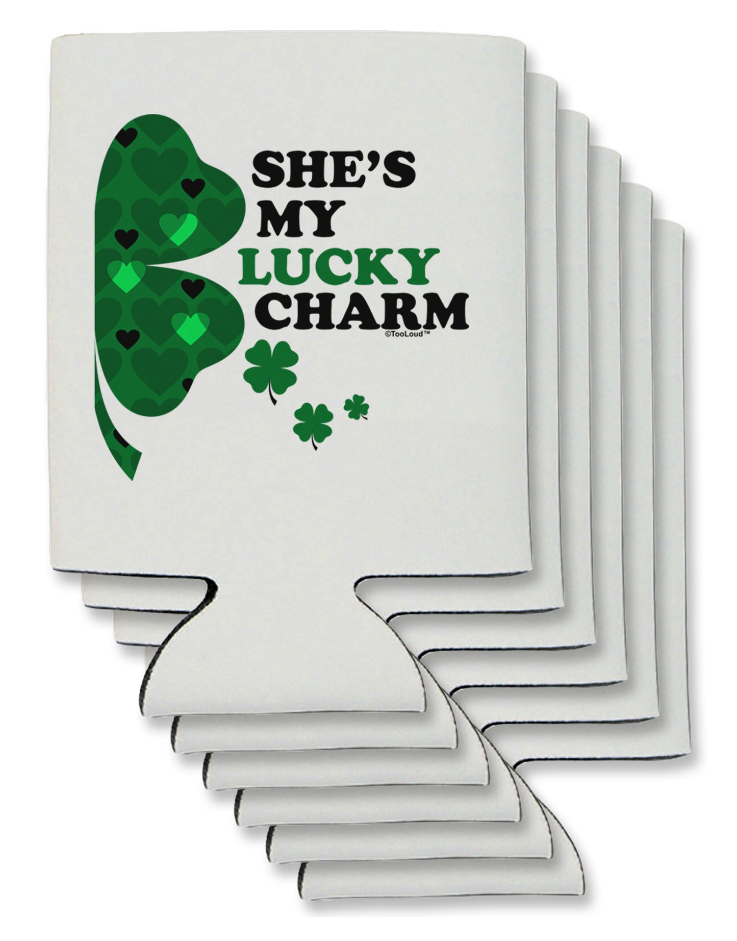 She's My Lucky Charm - Right Can / Bottle Insulator Coolers-Can Coolie-TooLoud-6-Davson Sales