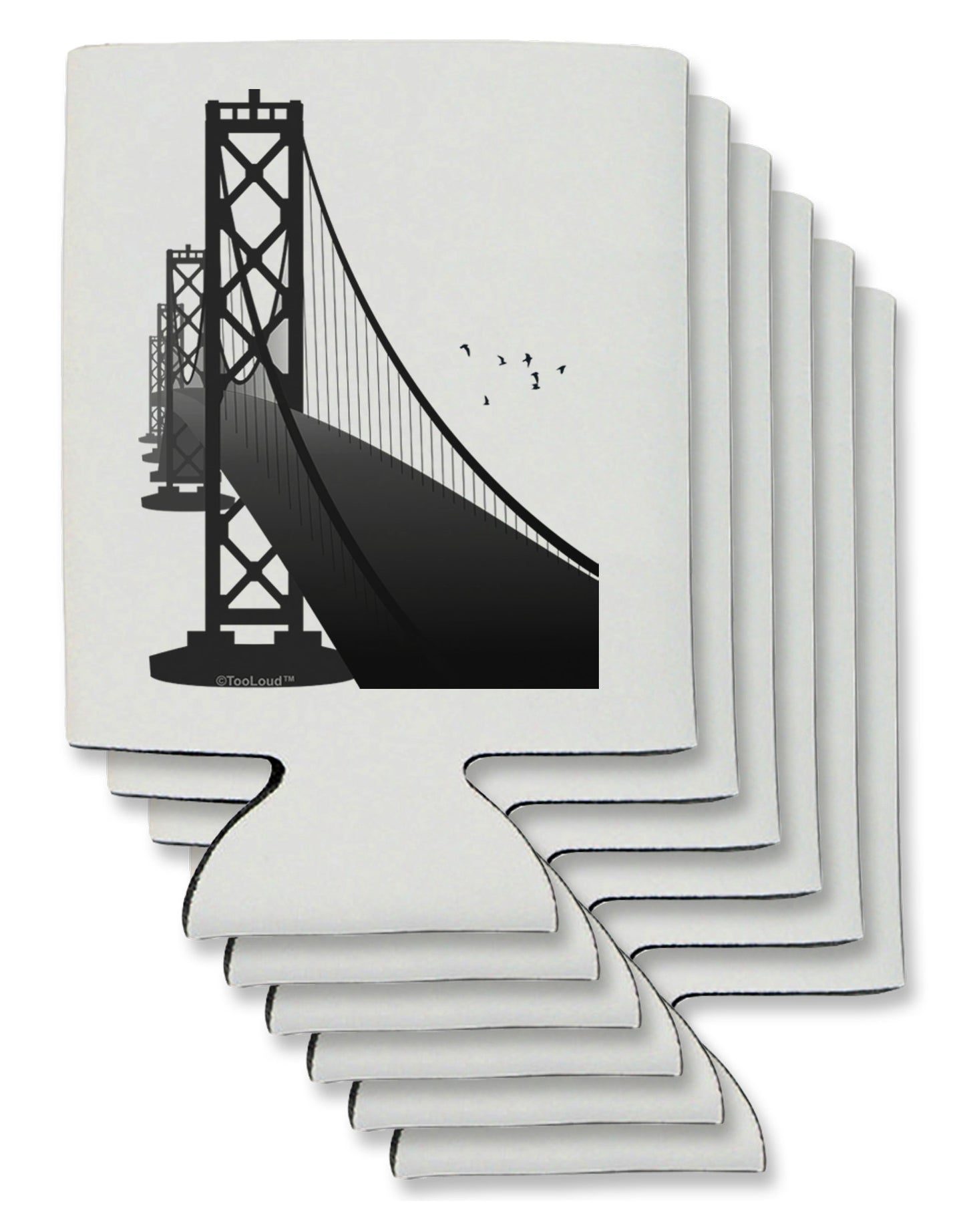 San Francisco Bay Bridge Can / Bottle Insulator Coolers-Can Coolie-TooLoud-6-Davson Sales