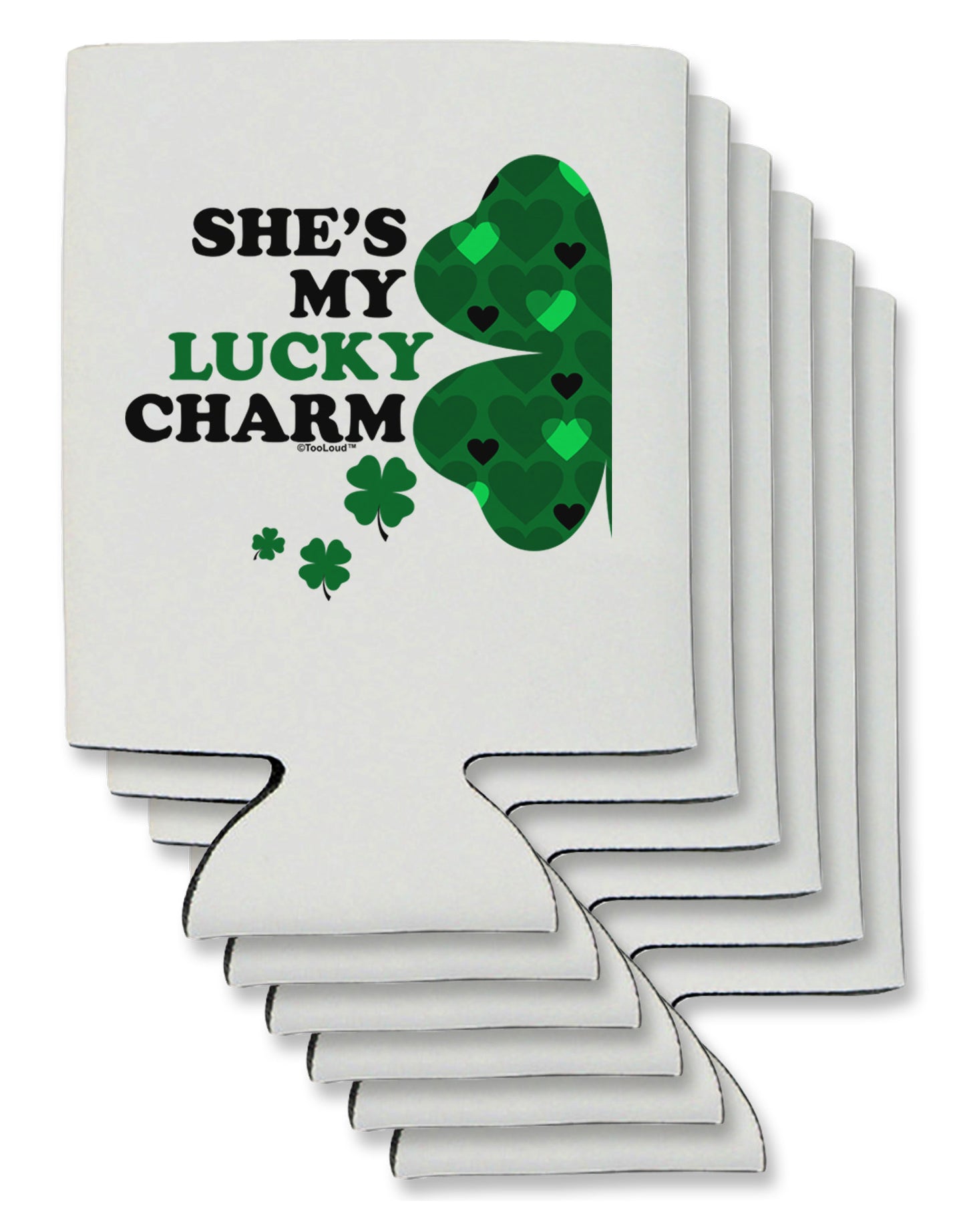 She's My Lucky Charm - Left Can / Bottle Insulator Coolers-Can Coolie-TooLoud-6-Davson Sales