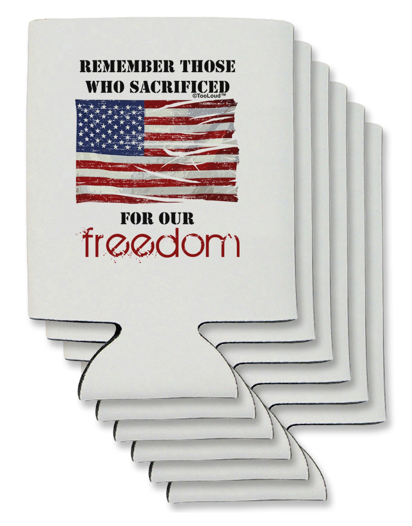 Remember - Veterans Can / Bottle Insulator Coolers-Can Coolie-TooLoud-6-Davson Sales