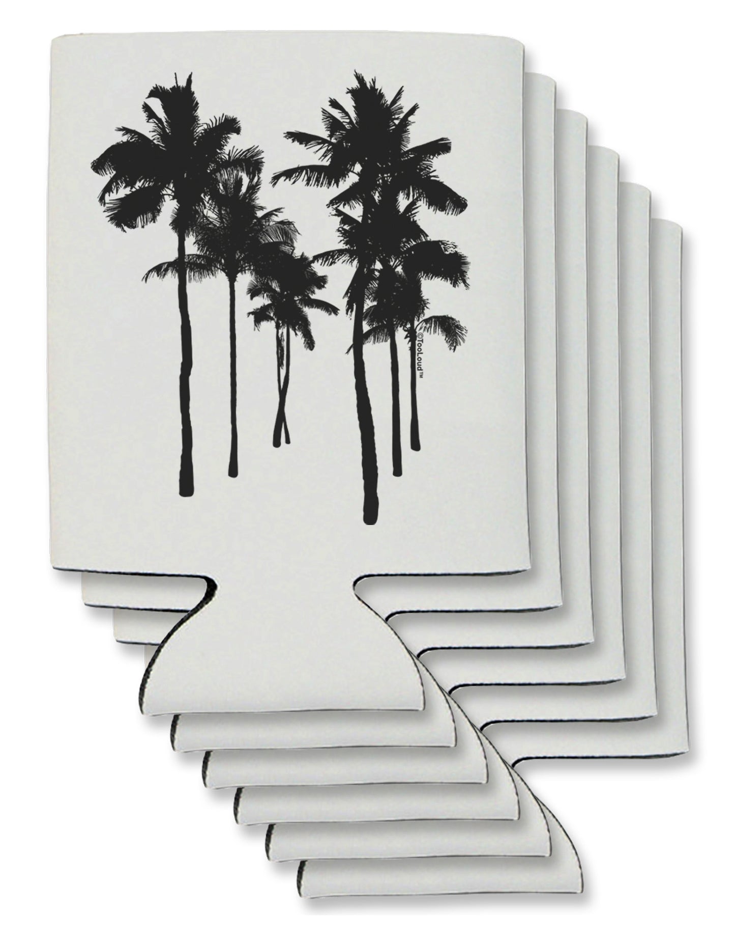 Palm Rows Silhouette Can / Bottle Insulator Coolers-Can Coolie-TooLoud-6-Davson Sales