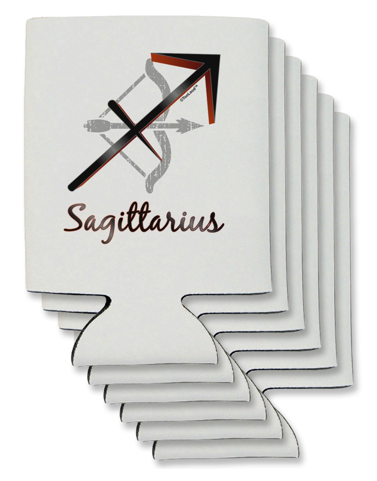 Sagittarius Symbol Can / Bottle Insulator Coolers-Can Coolie-TooLoud-6-Davson Sales