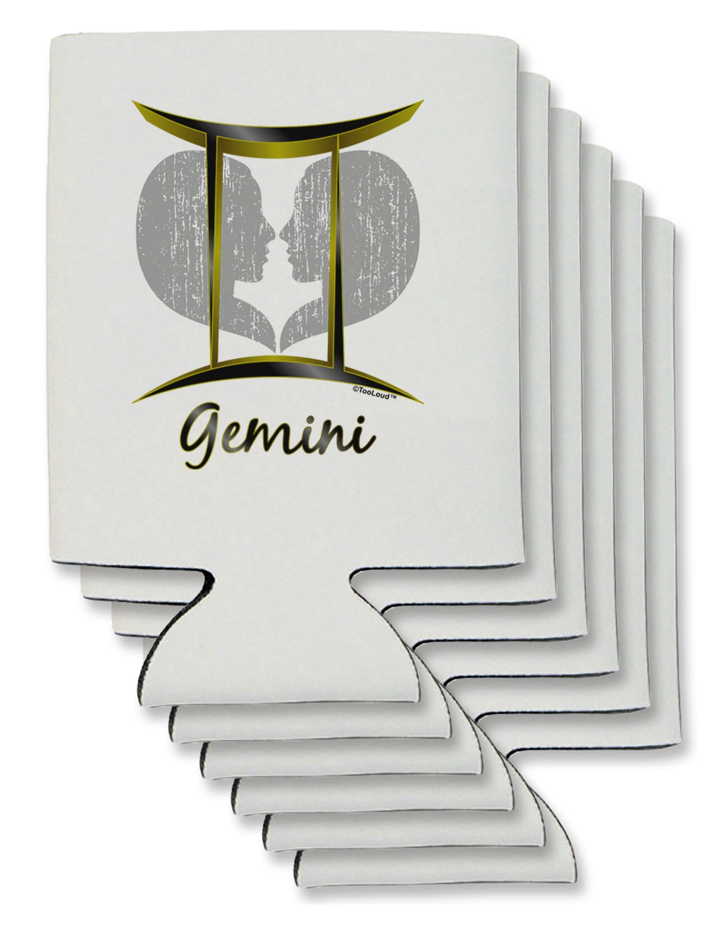 Gemini Symbol Can / Bottle Insulator Coolers-Can Coolie-TooLoud-6-Davson Sales