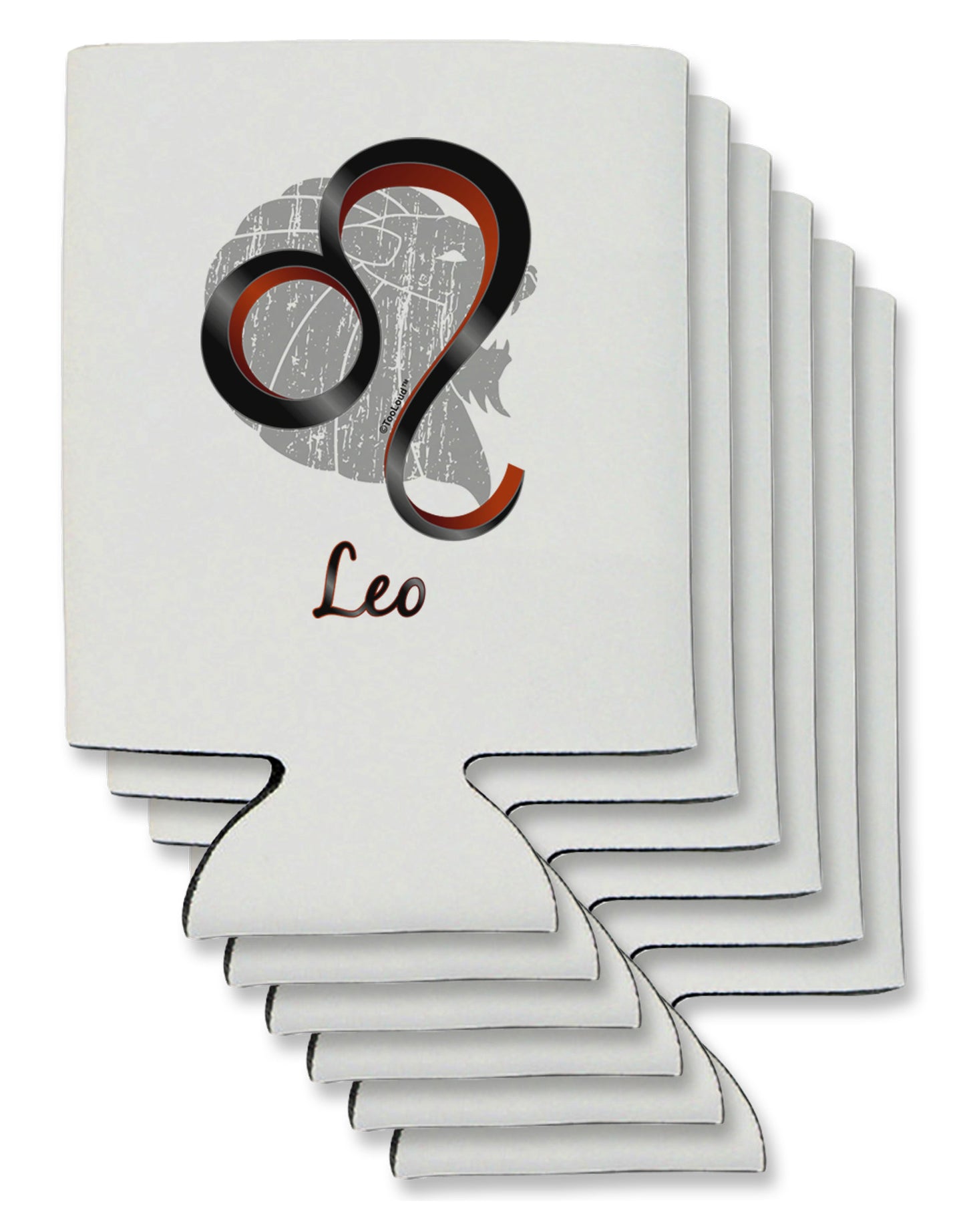 Leo Symbol Can / Bottle Insulator Coolers-Can Coolie-TooLoud-6-Davson Sales
