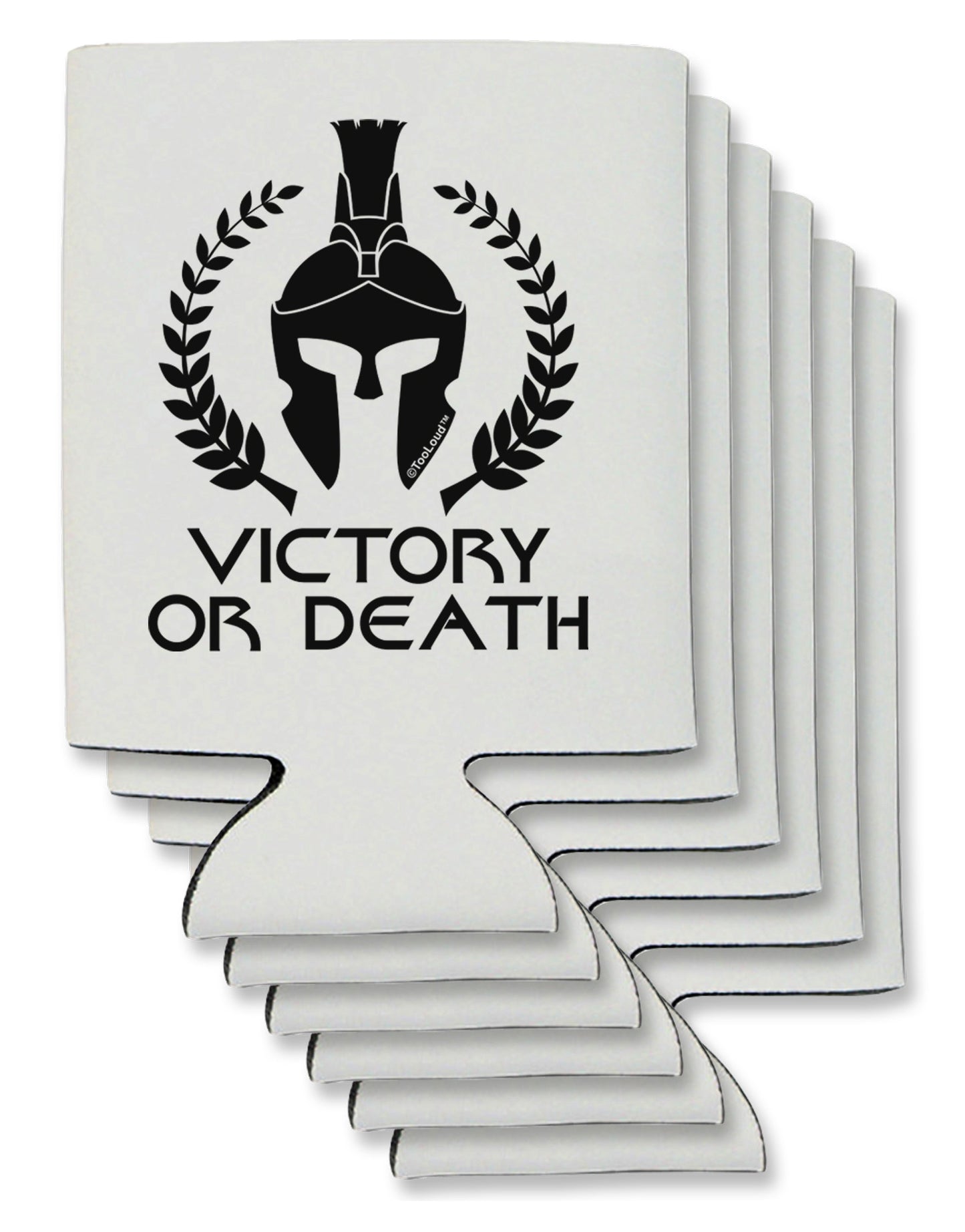 Spartan Victory Or Death Can / Bottle Insulator Coolers-Can Coolie-TooLoud-6-Davson Sales