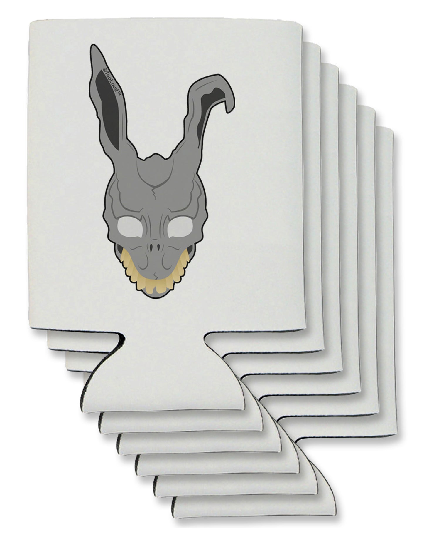 Scary Bunny Face Can / Bottle Insulator Coolers-Can Coolie-TooLoud-6 Pieces-Davson Sales
