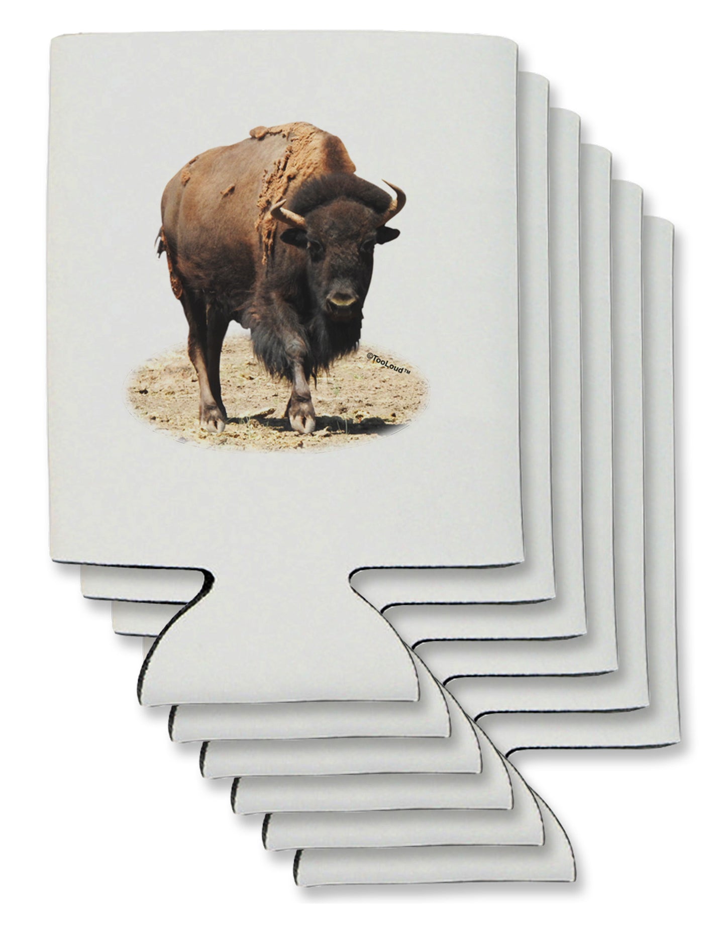 Strong Bison Cutout Can / Bottle Insulator Coolers-Can Coolie-TooLoud-6-Davson Sales