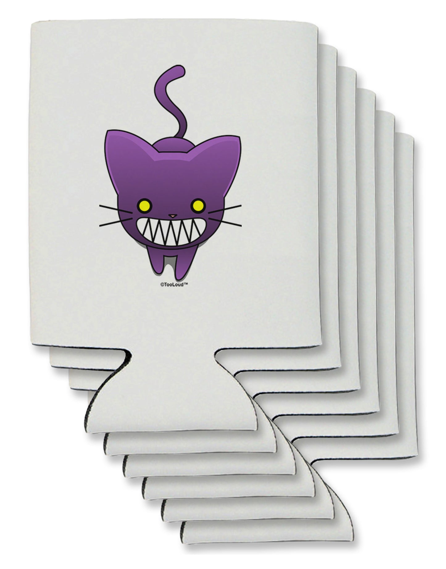 Evil Kitty Can / Bottle Insulator Coolers-Can Coolie-TooLoud-6-Davson Sales