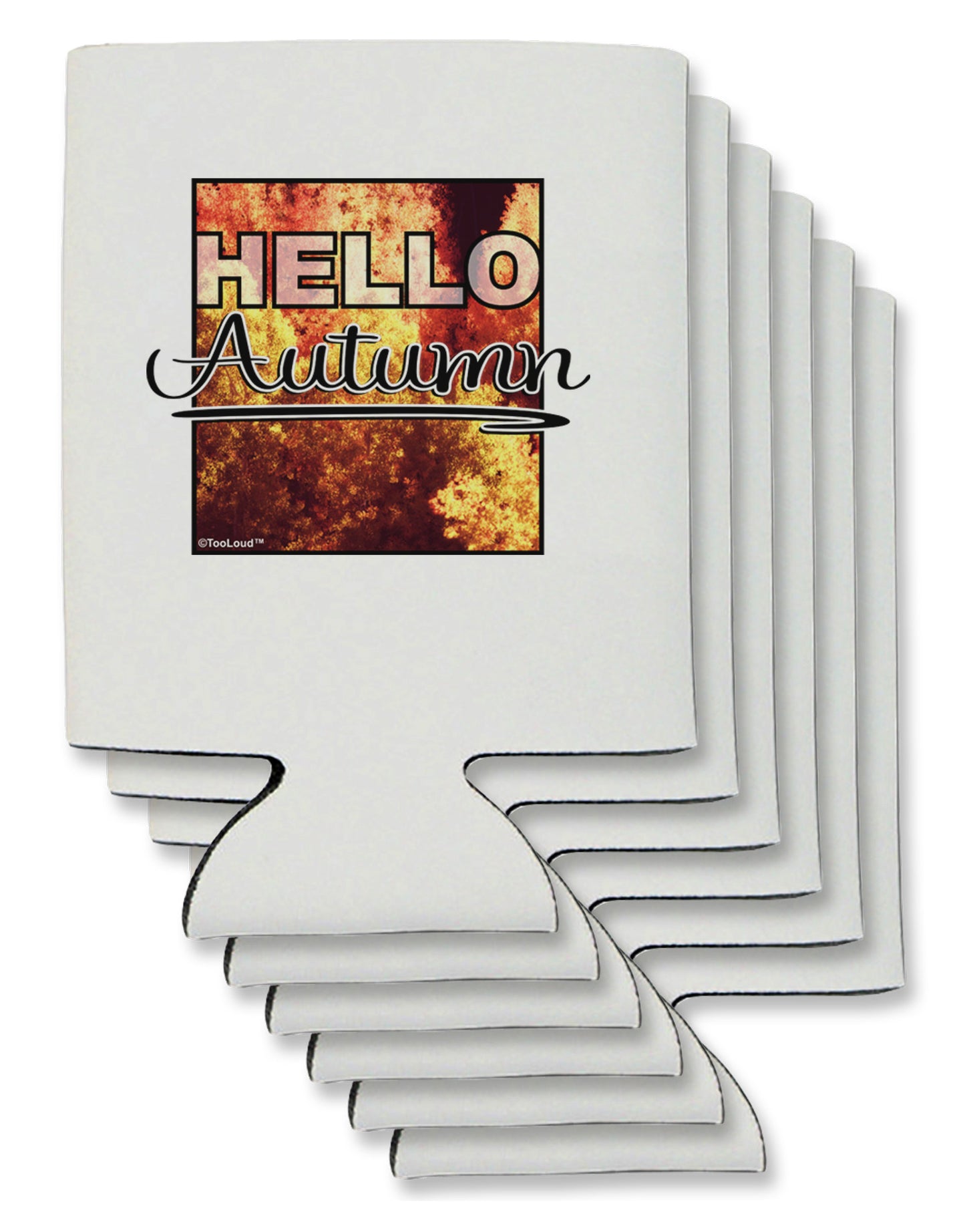 Hello Autumn Can / Bottle Insulator Coolers-Can Coolie-TooLoud-6-Davson Sales