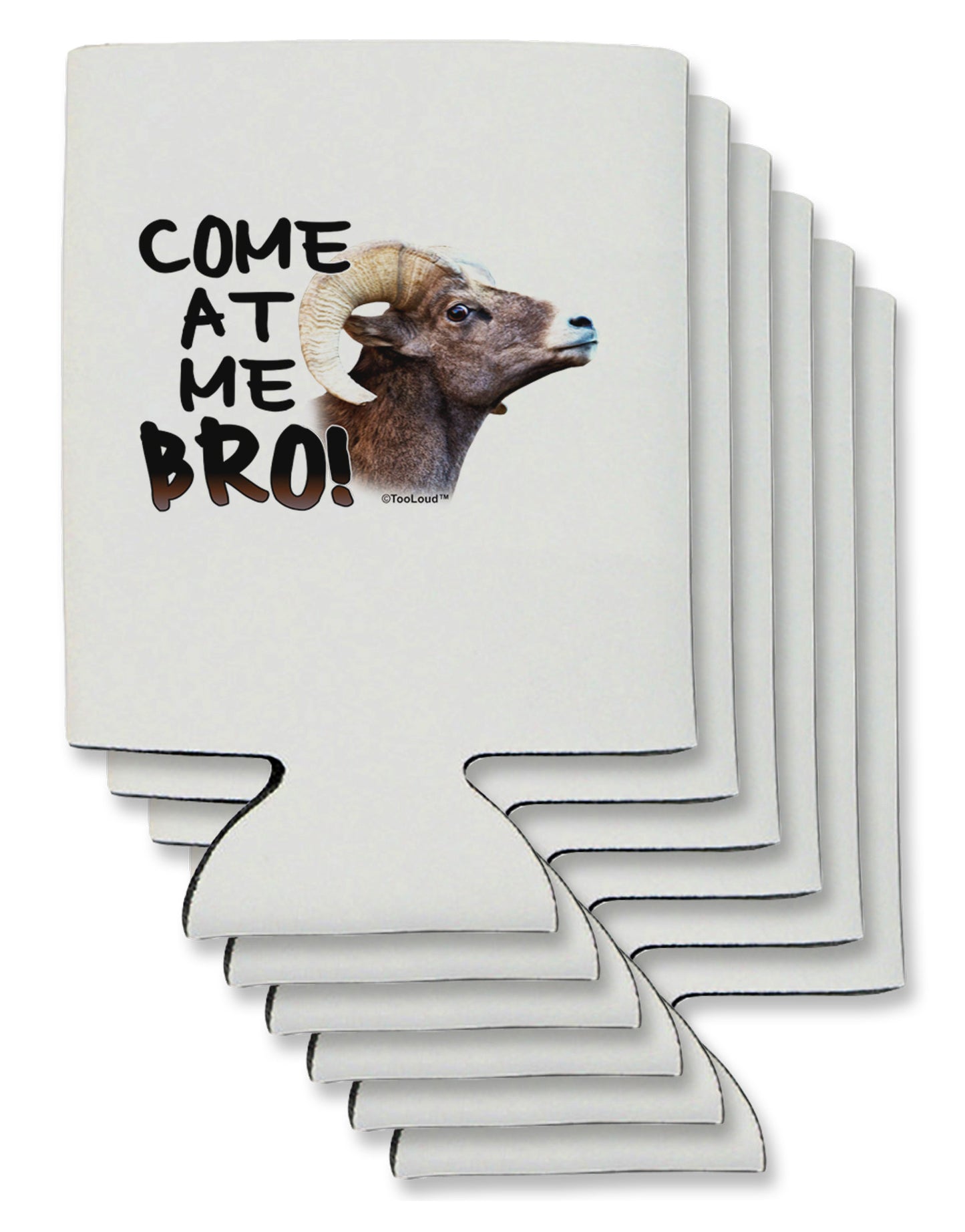 Come At Me Bro Big Horn Can / Bottle Insulator Coolers-Can Coolie-TooLoud-6-Davson Sales