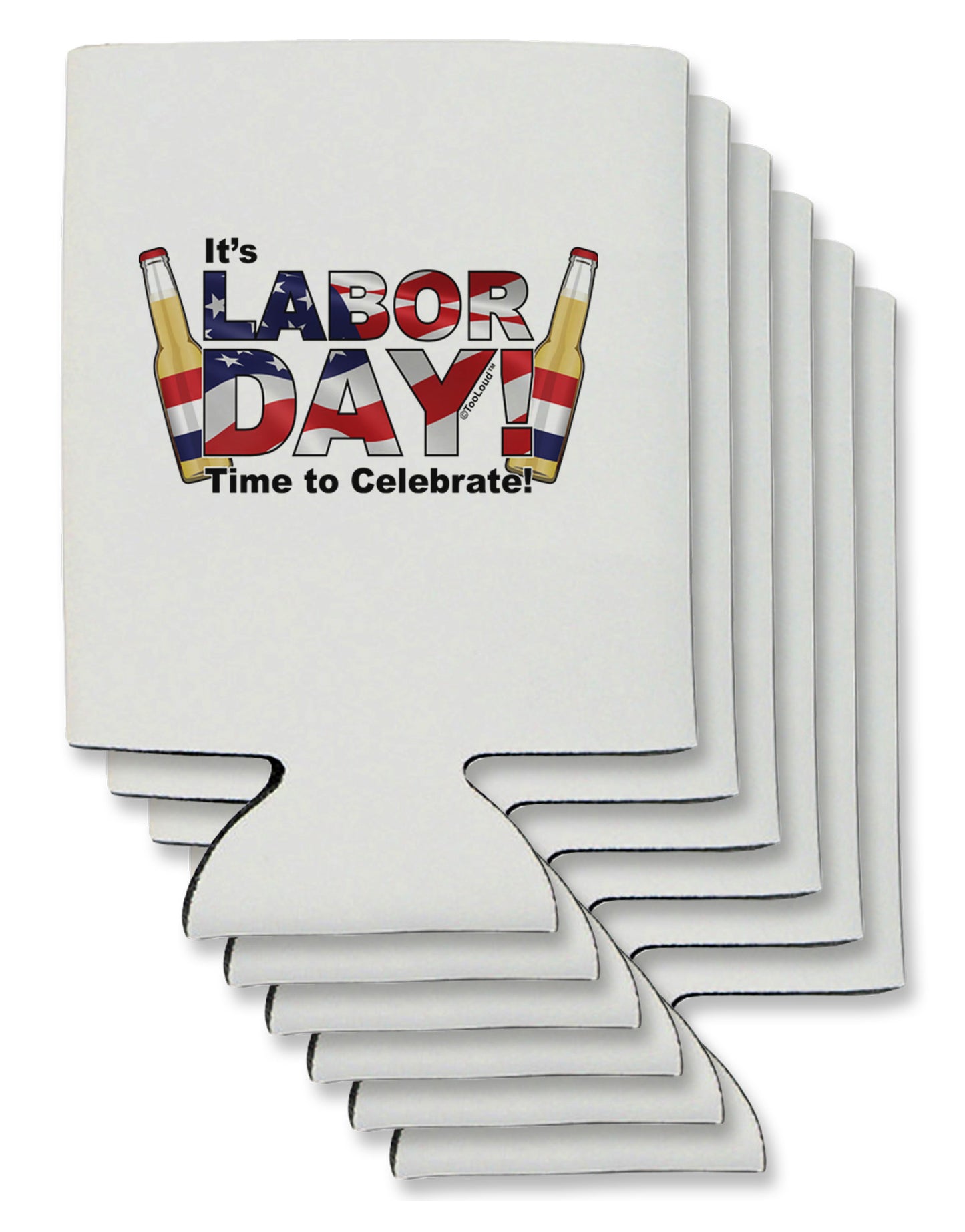 Labor Day - Celebrate Can / Bottle Insulator Coolers-Can Coolie-TooLoud-6-Davson Sales