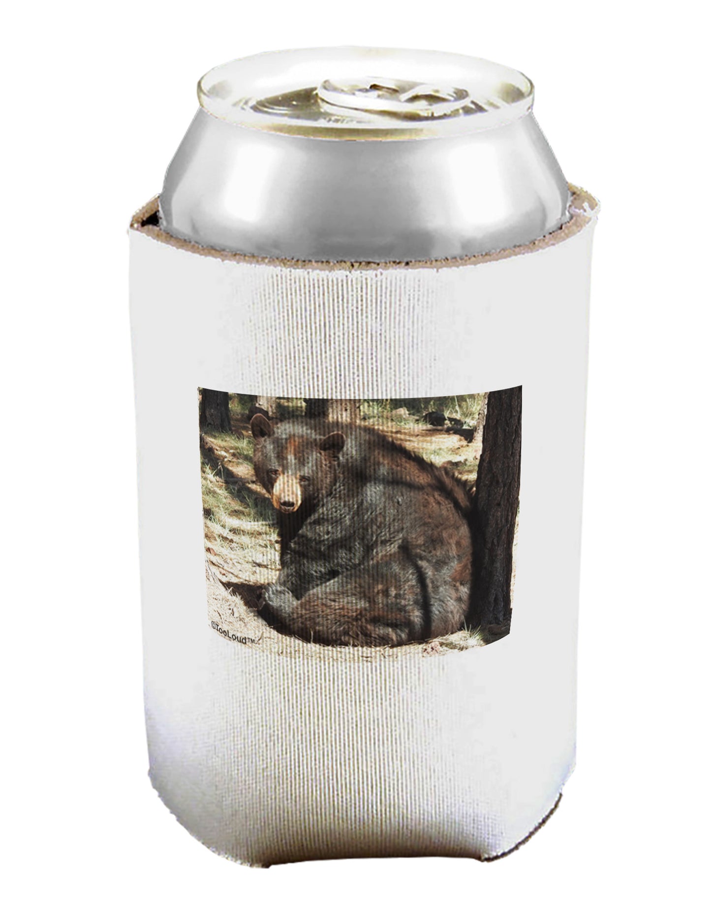 Sad Black Bear Can / Bottle Insulator Coolers-Can Coolie-TooLoud-1-Davson Sales