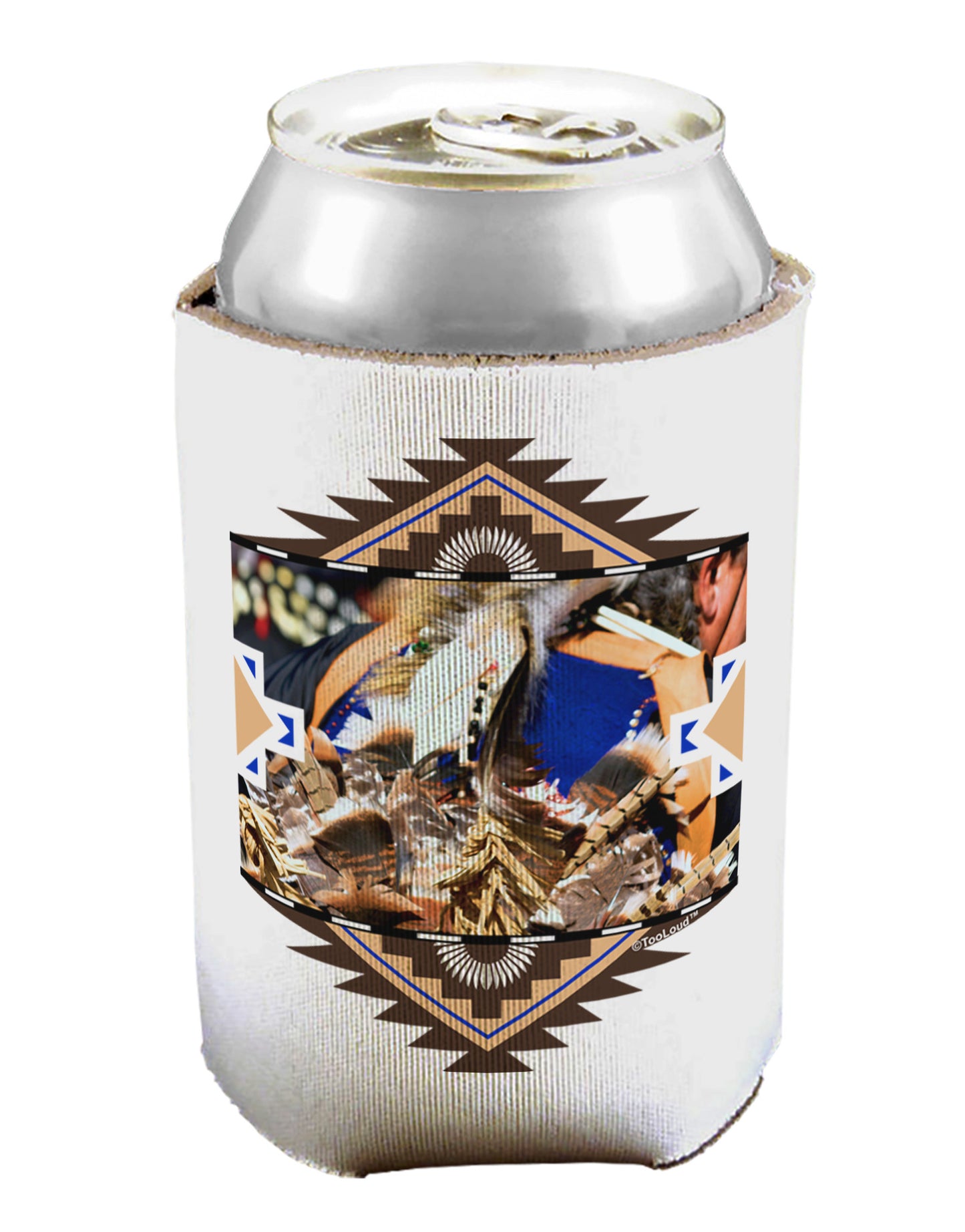 Native American Dancer 1 Can / Bottle Insulator Coolers-Can Coolie-TooLoud-1-Davson Sales