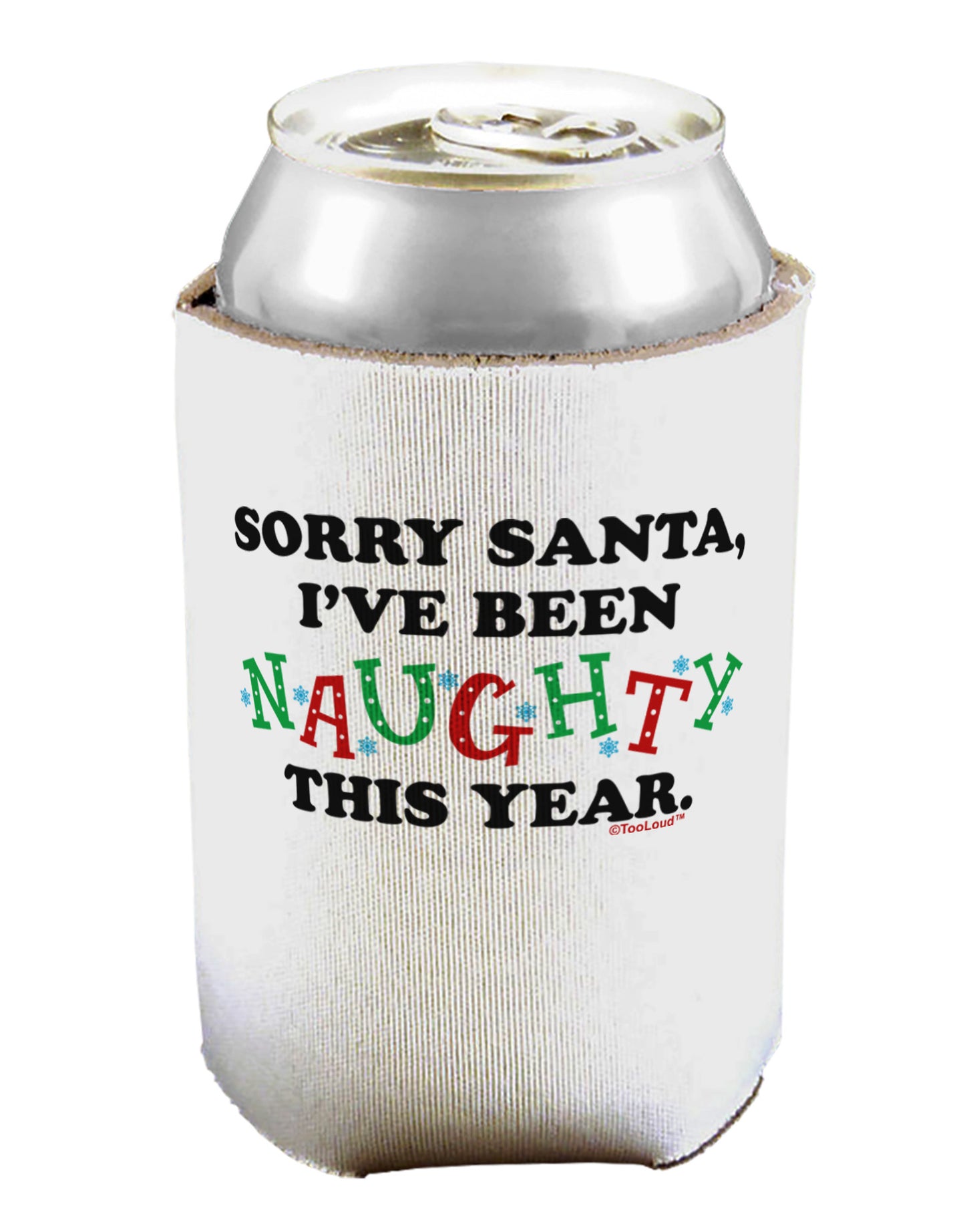 I've Been Naughty This Year Can / Bottle Insulator Coolers-Can Coolie-TooLoud-1-Davson Sales
