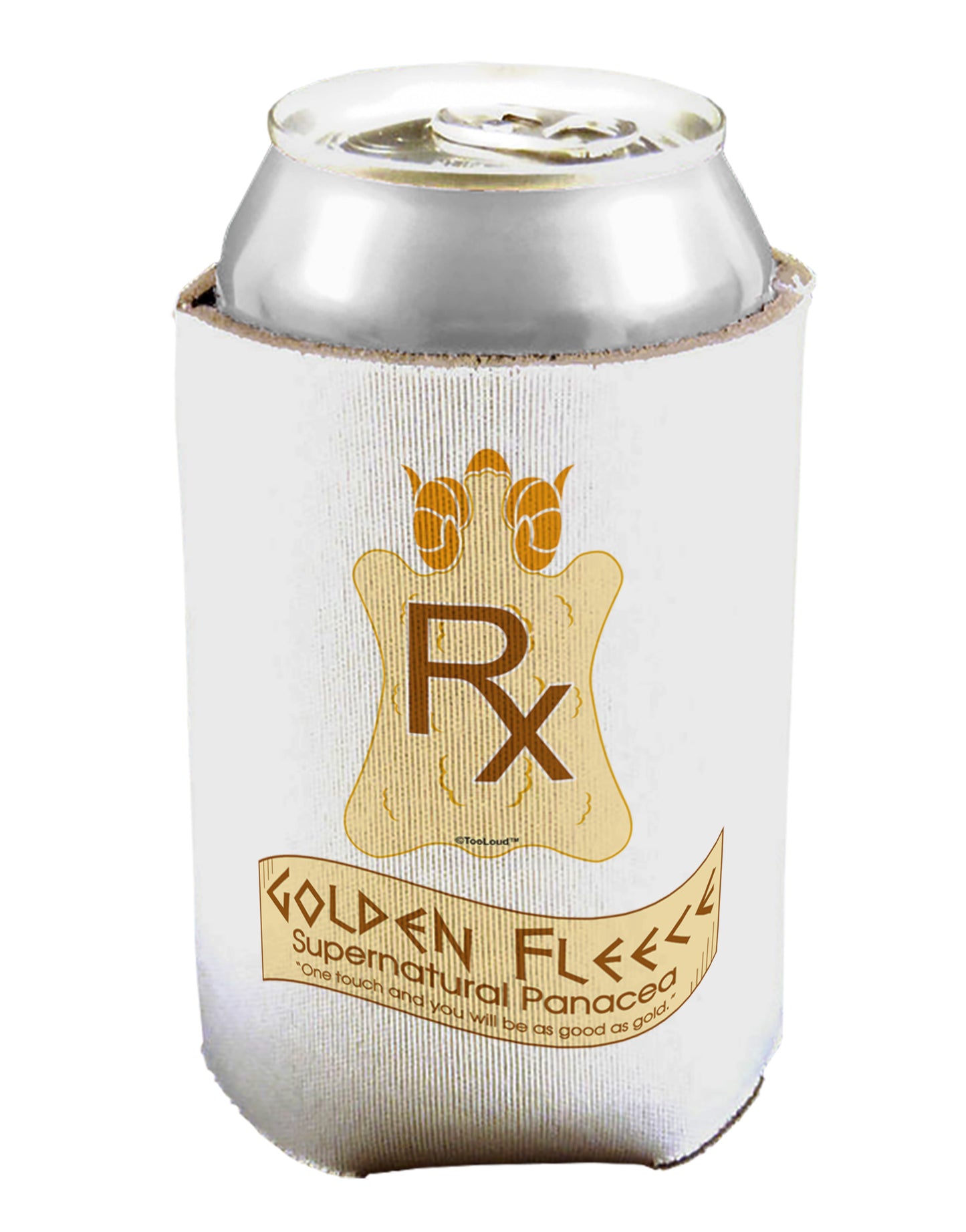 Golden Fleece - Supernatural Panacea Can / Bottle Insulator Coolers by TooLoud-Can Coolie-TooLoud-1-Davson Sales