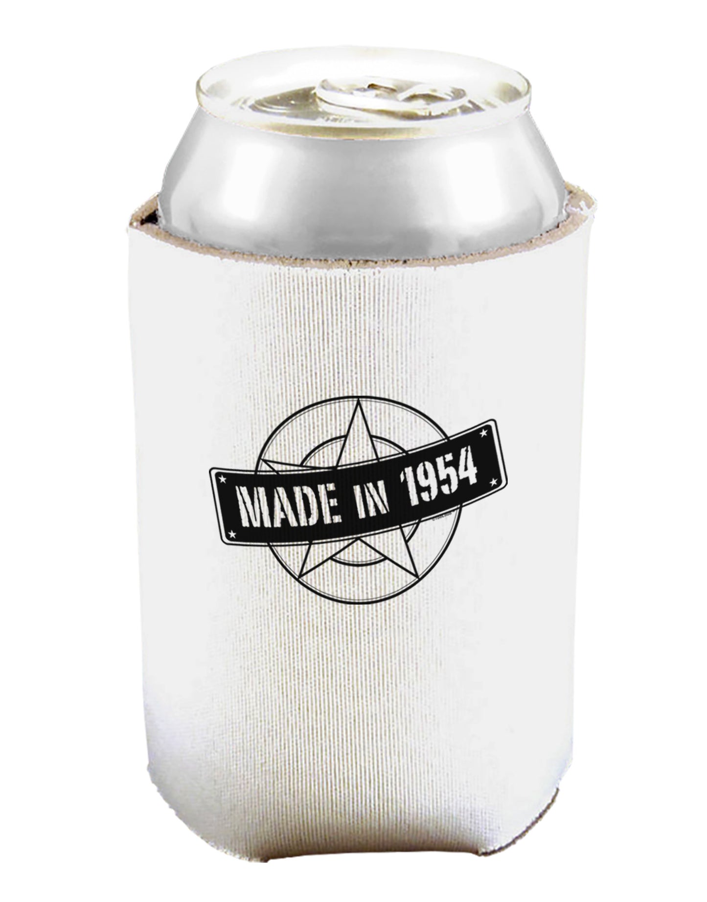 Made In Birth Year 1954 Can and Bottle Insulator Cooler-Bottle Insulator-TooLoud-White-Davson Sales