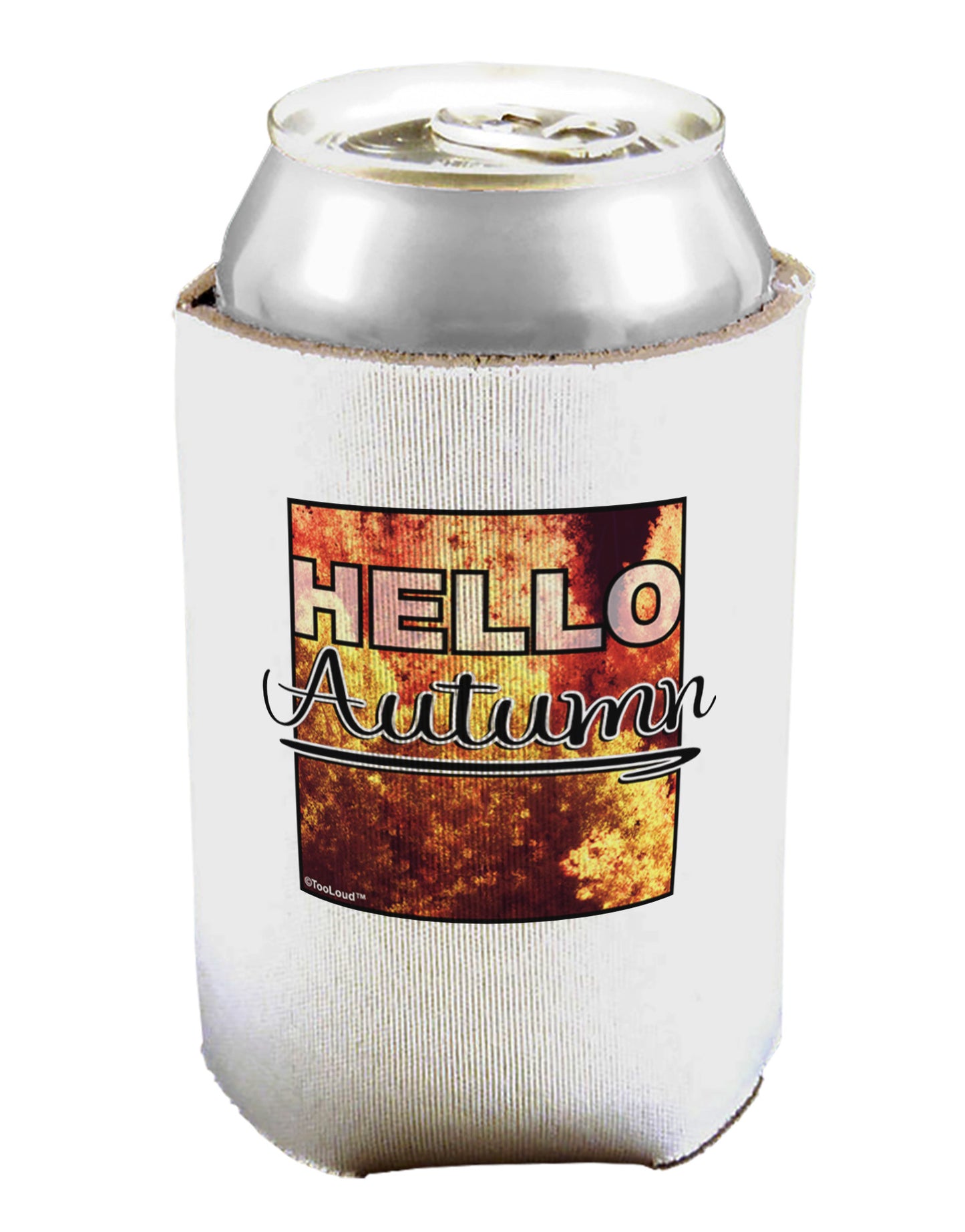 Hello Autumn Can / Bottle Insulator Coolers-Can Coolie-TooLoud-1-Davson Sales