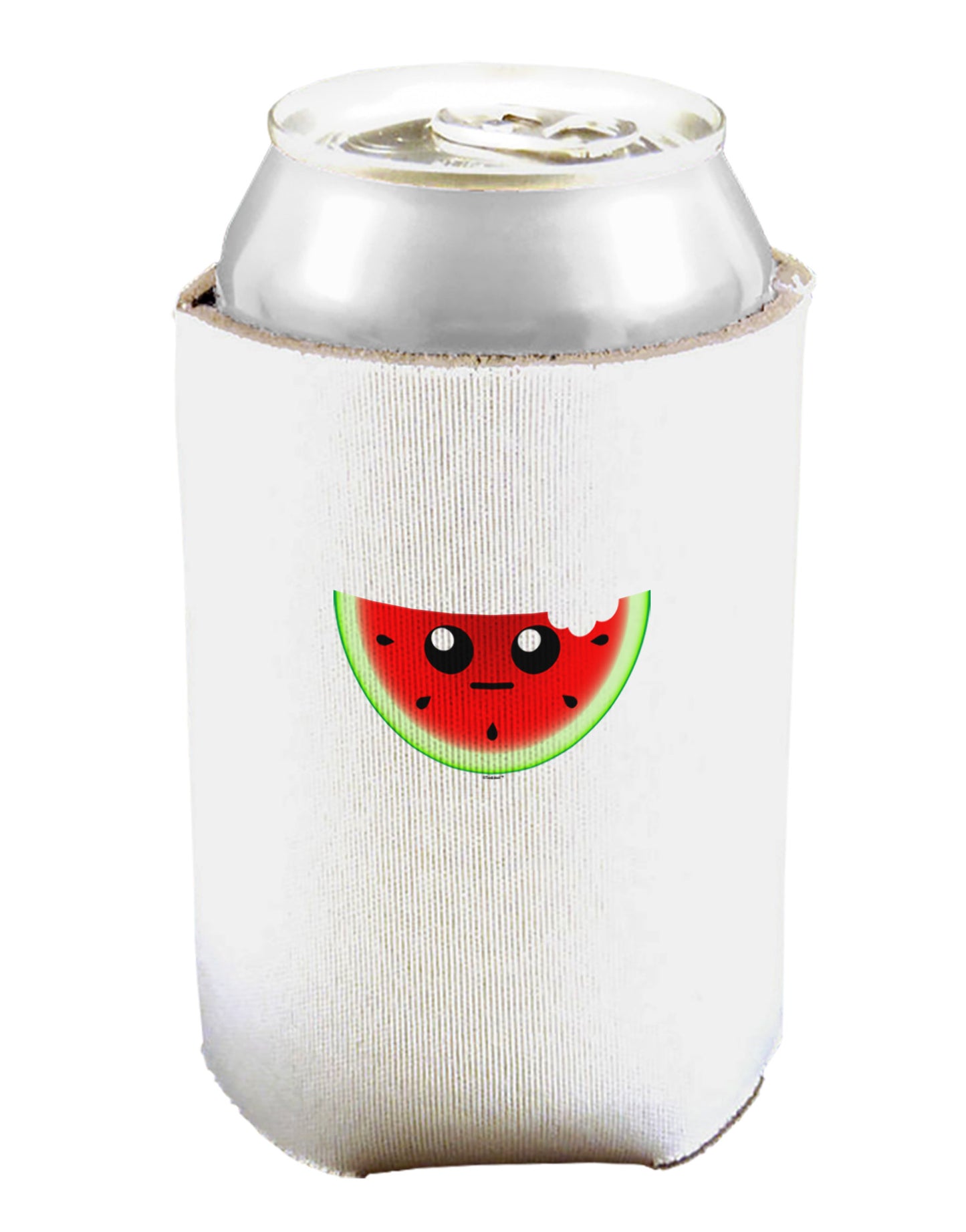 Unimpressed Watermelon Can and Bottle Insulator Cooler-Bottle Insulator-TooLoud-White-Davson Sales
