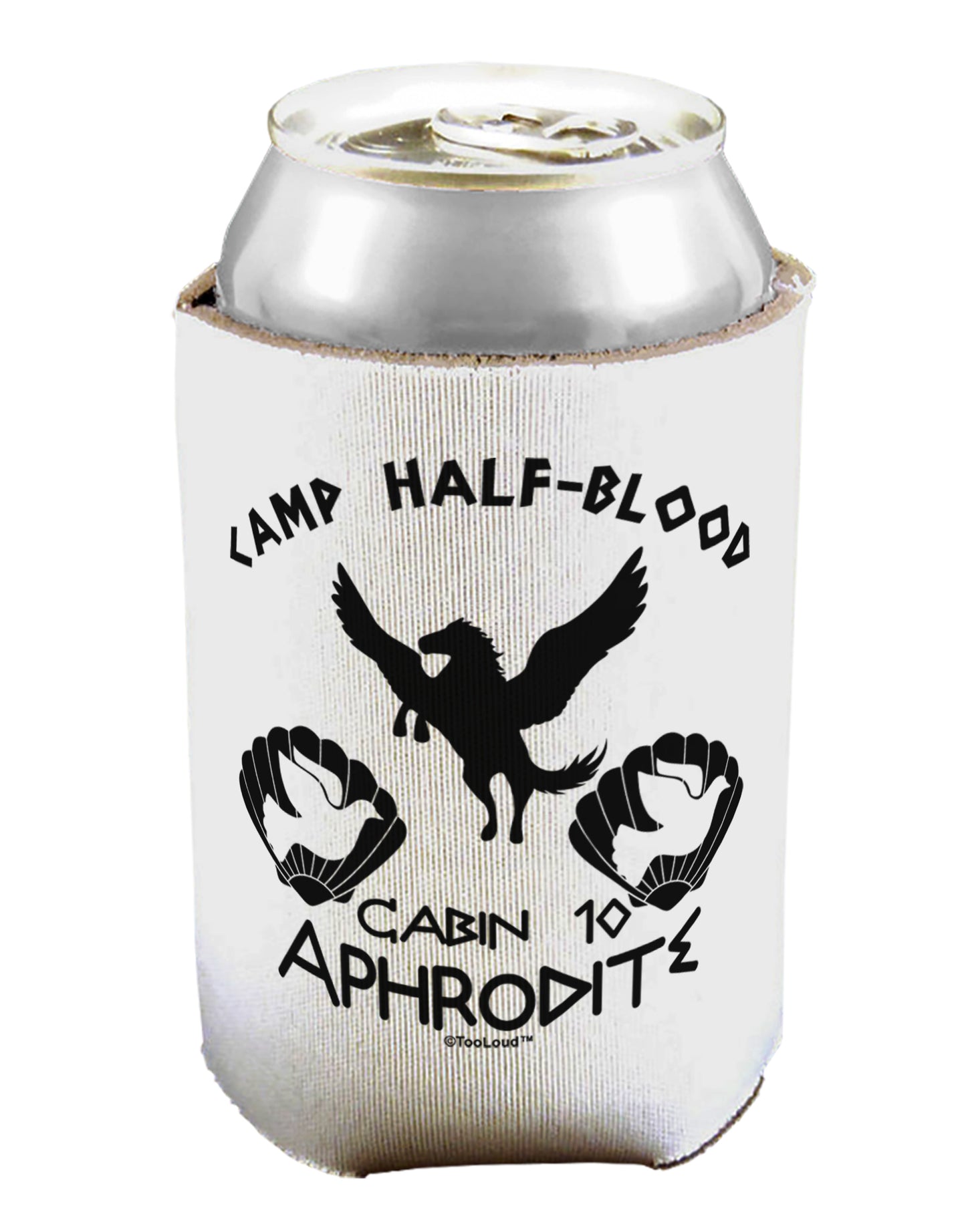 Cabin 10 Aphrodite Camp Half Blood Can / Bottle Insulator Coolers-Can Coolie-TooLoud-1 Piece-Davson Sales