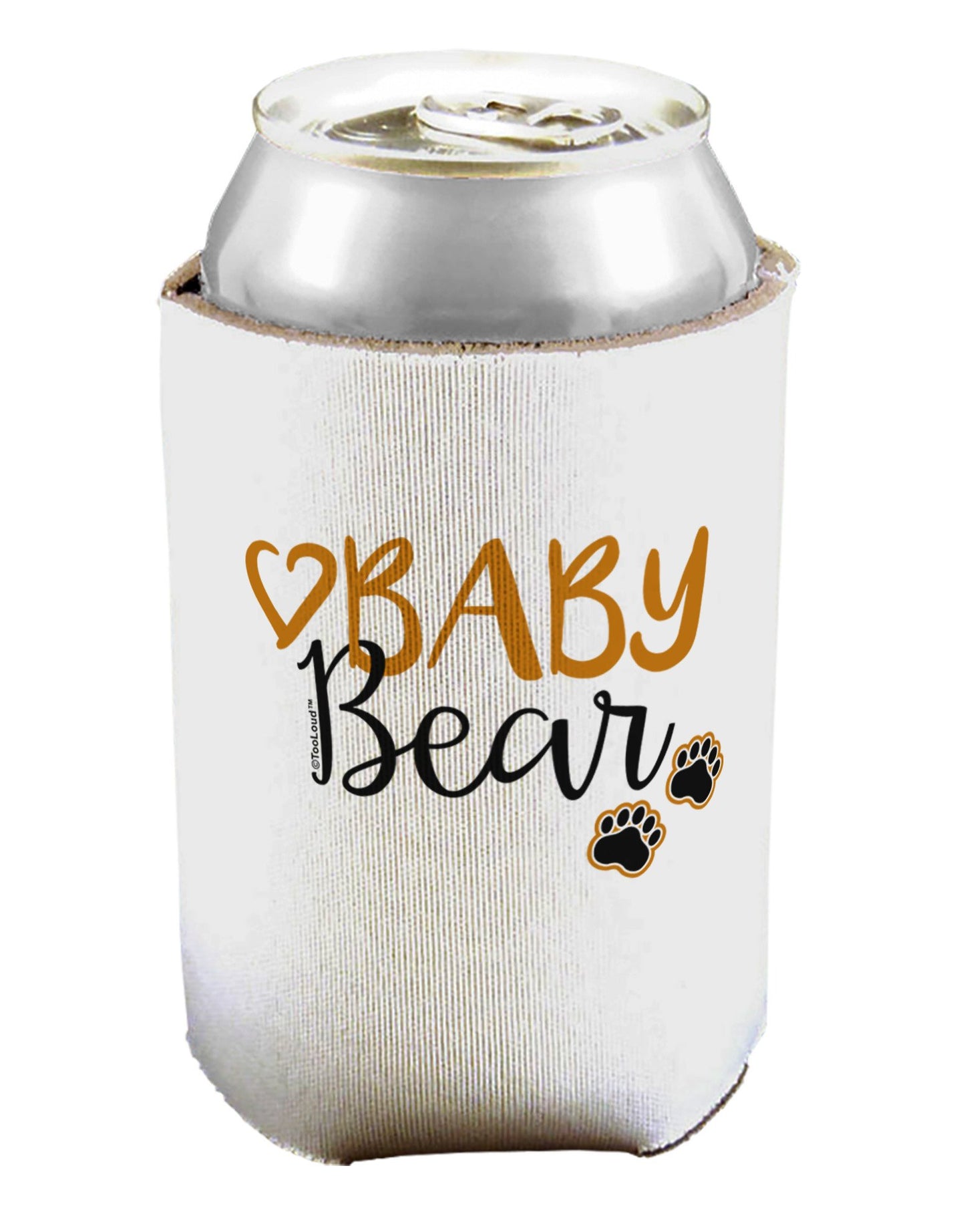Baby Bear Paws Can / Bottle Insulator Coolers-Can Coolie-TooLoud-1-Davson Sales