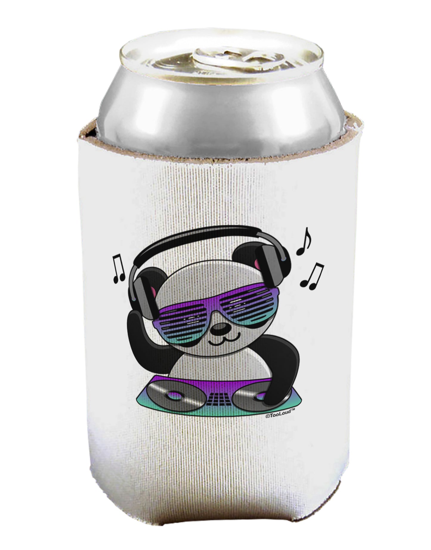 Panda DJ Can / Bottle Insulator Coolers-Can Coolie-TooLoud-1-Davson Sales