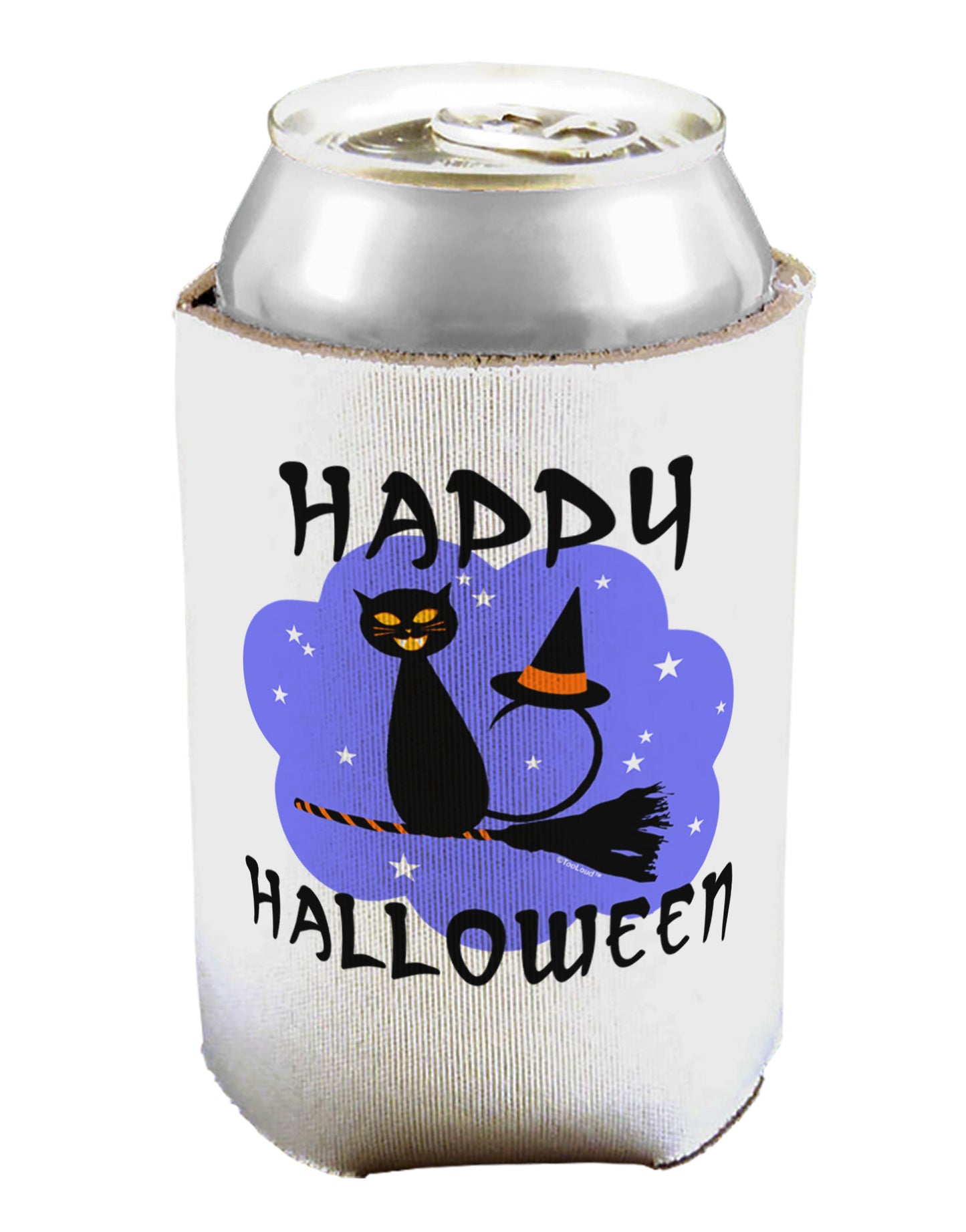 Witch Cat Can / Bottle Insulator Coolers-Can Coolie-TooLoud-1-Davson Sales
