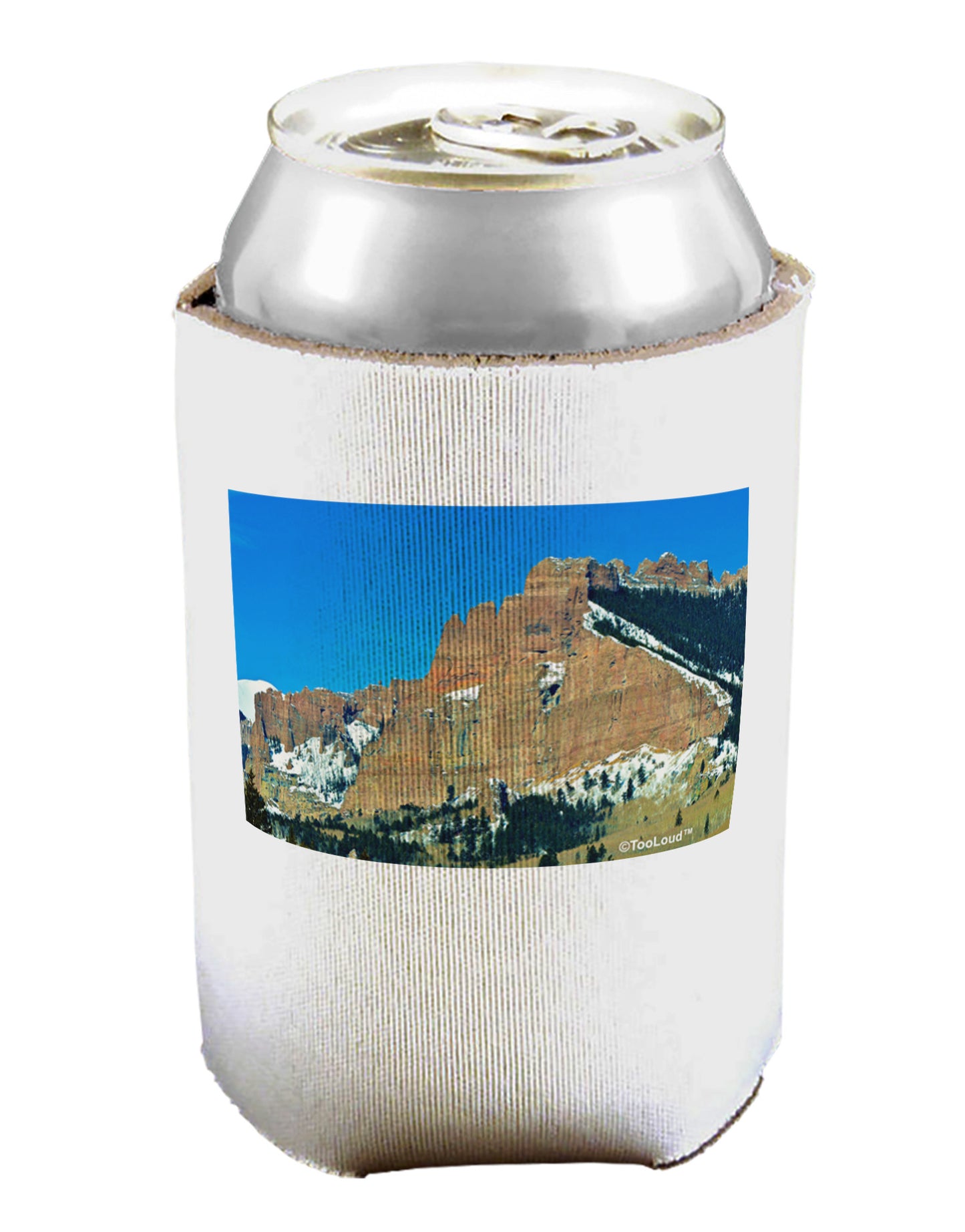 Colorado Snowy Mountains Can / Bottle Insulator Coolers-Can Coolie-TooLoud-1-Davson Sales