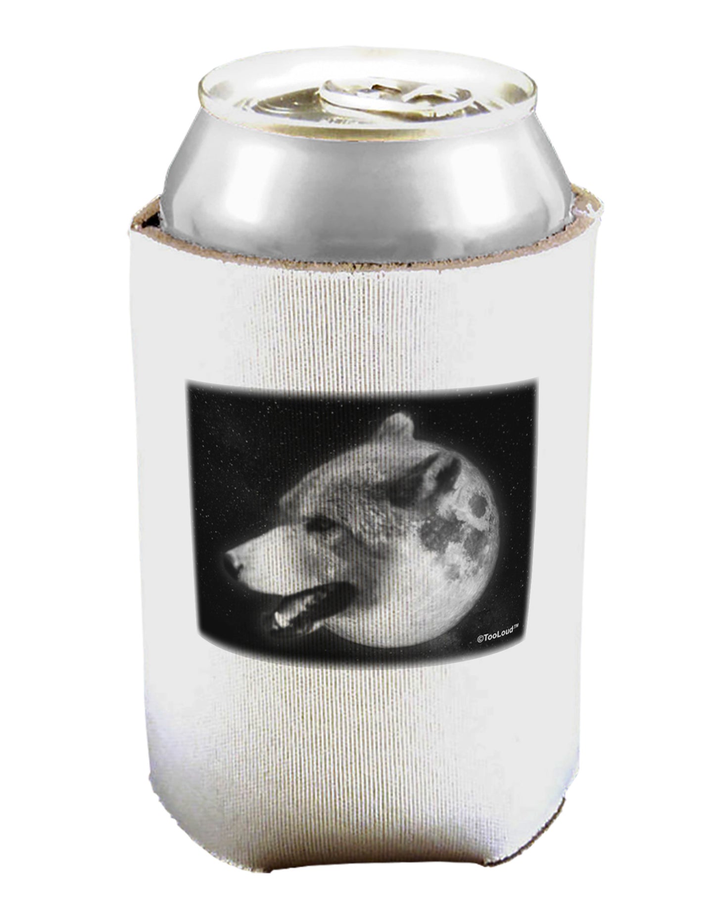 White Wolf Moon Can / Bottle Insulator Coolers-Can Coolie-TooLoud-1-Davson Sales