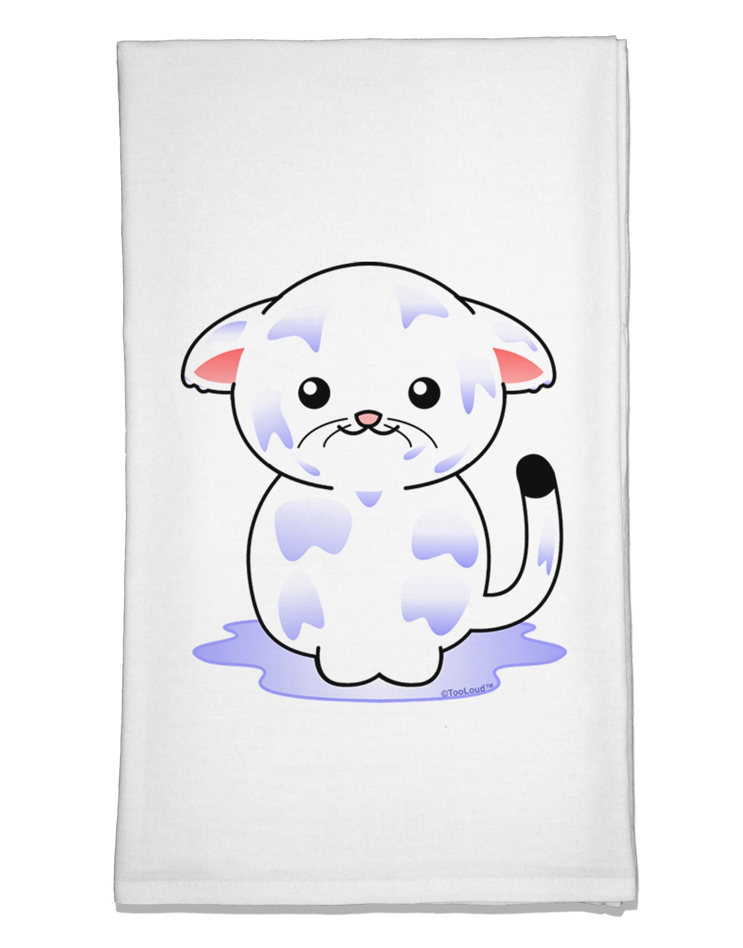 Wet Pussycat Flour Sack Dish Towels-Flour Sack Dish Towel-TooLoud-White-Davson Sales