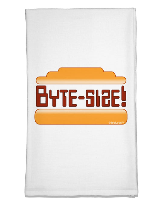 Byte Size Flour Sack Dish Towel-Flour Sack Dish Towel-TooLoud-White-Davson Sales