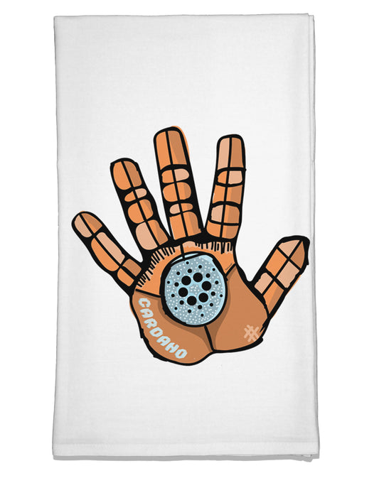 Cardano Hero Hand Flour Sack Dish Towel-Flour Sack Dish Towel-TooLoud-Davson Sales